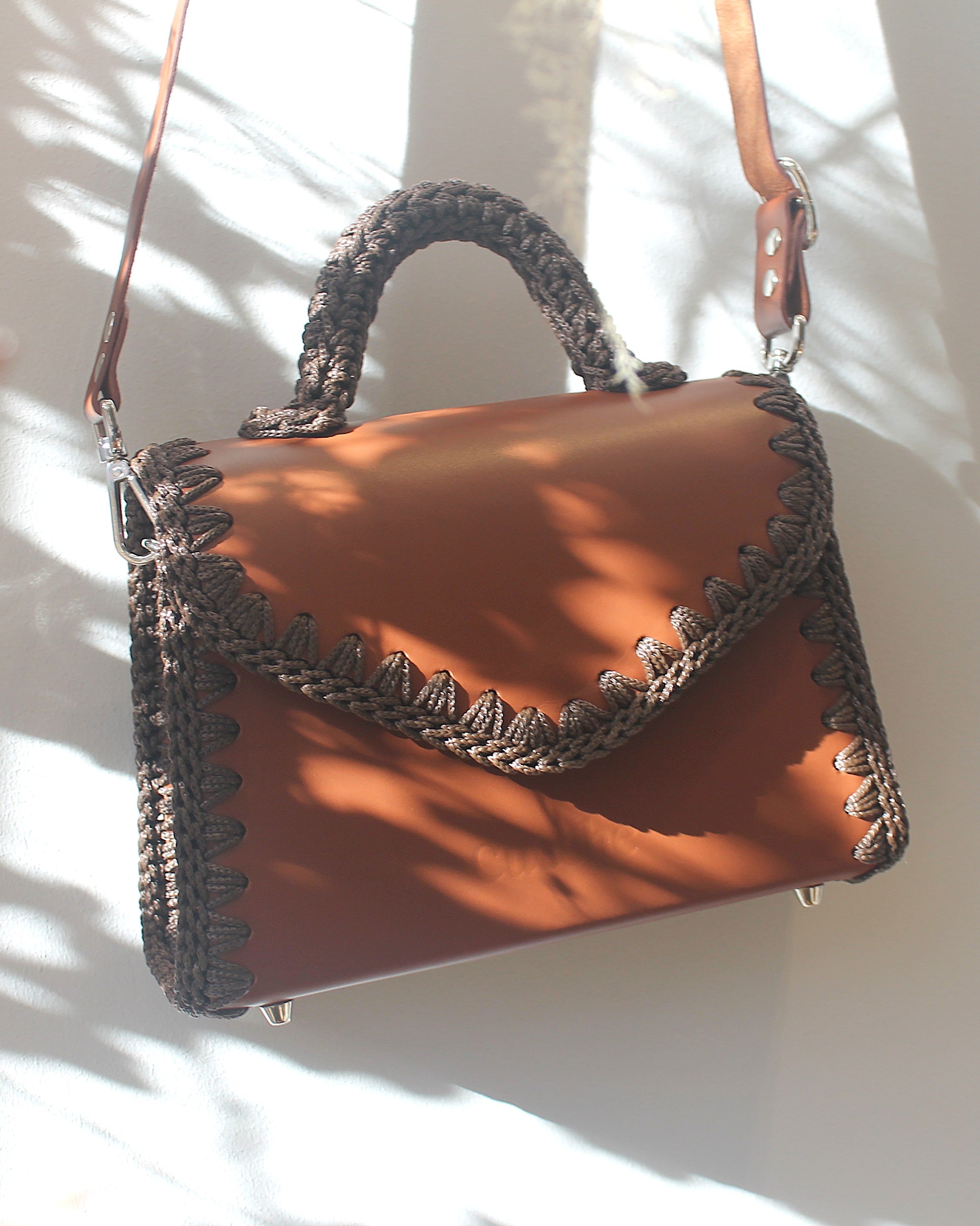 Satchel Bag Sofia S Brown