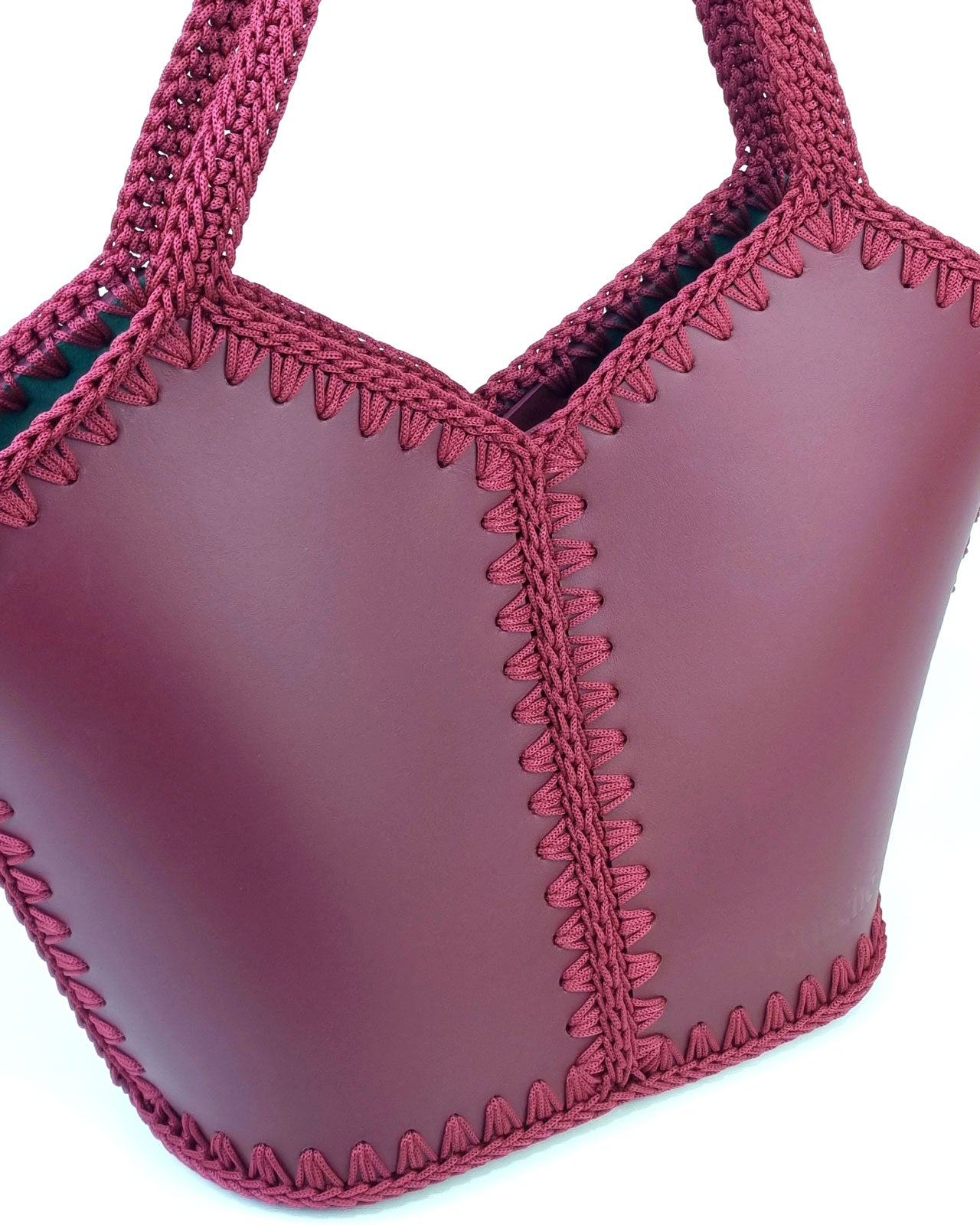 Basket Bag Natalia L Bordeaux