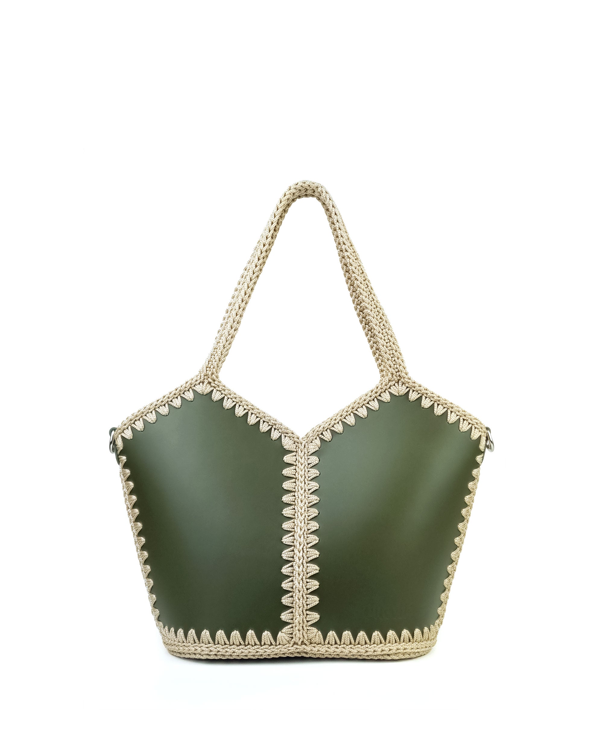 Basket Bag Natalia L Olive Green
