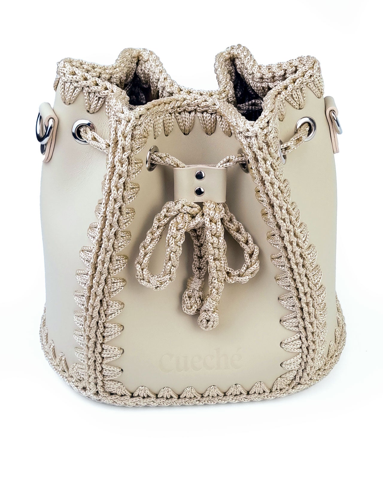 Bolso Bombonera Olga M Beige
