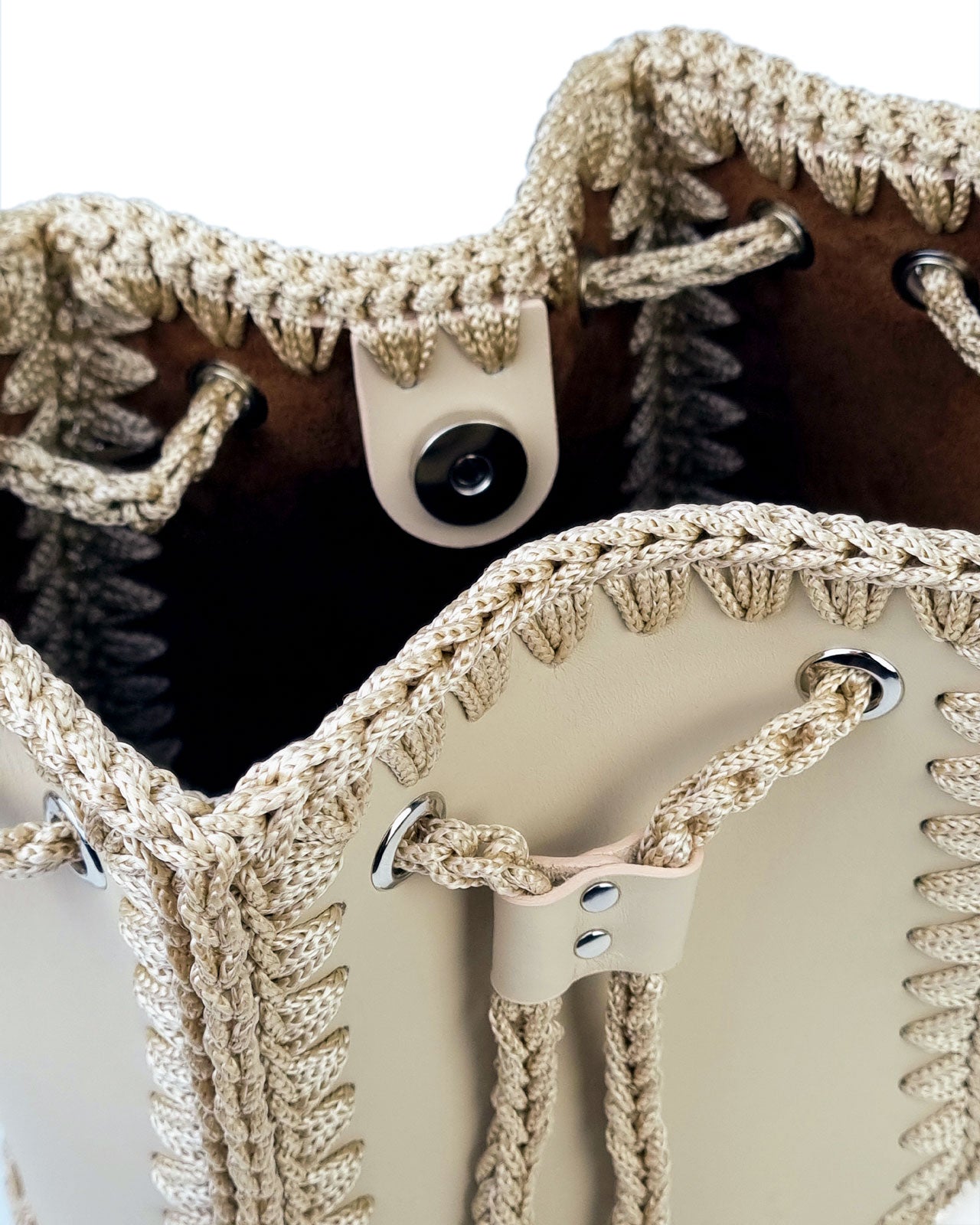 Bolso Bombonera Olga M Beige
