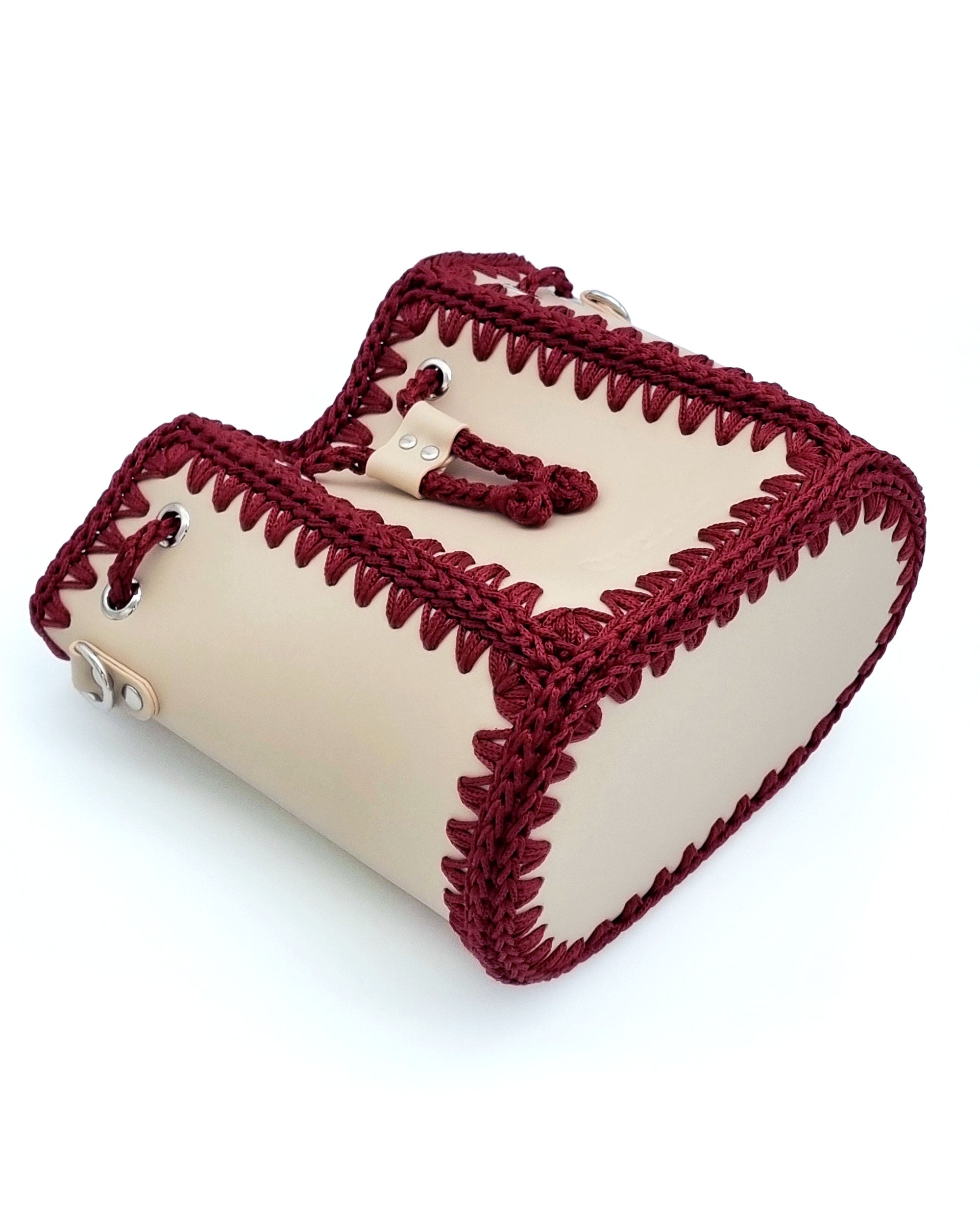 Bolso Bombonera Olga M Beige