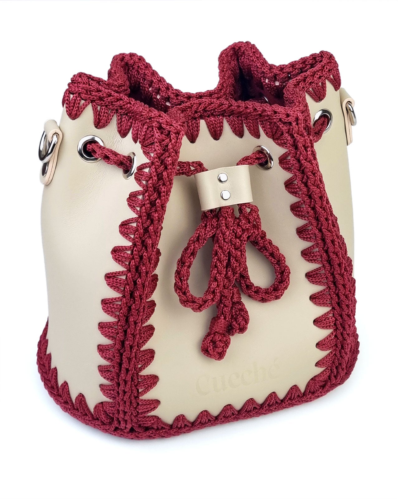 Bolso Bombonera Olga M Beige