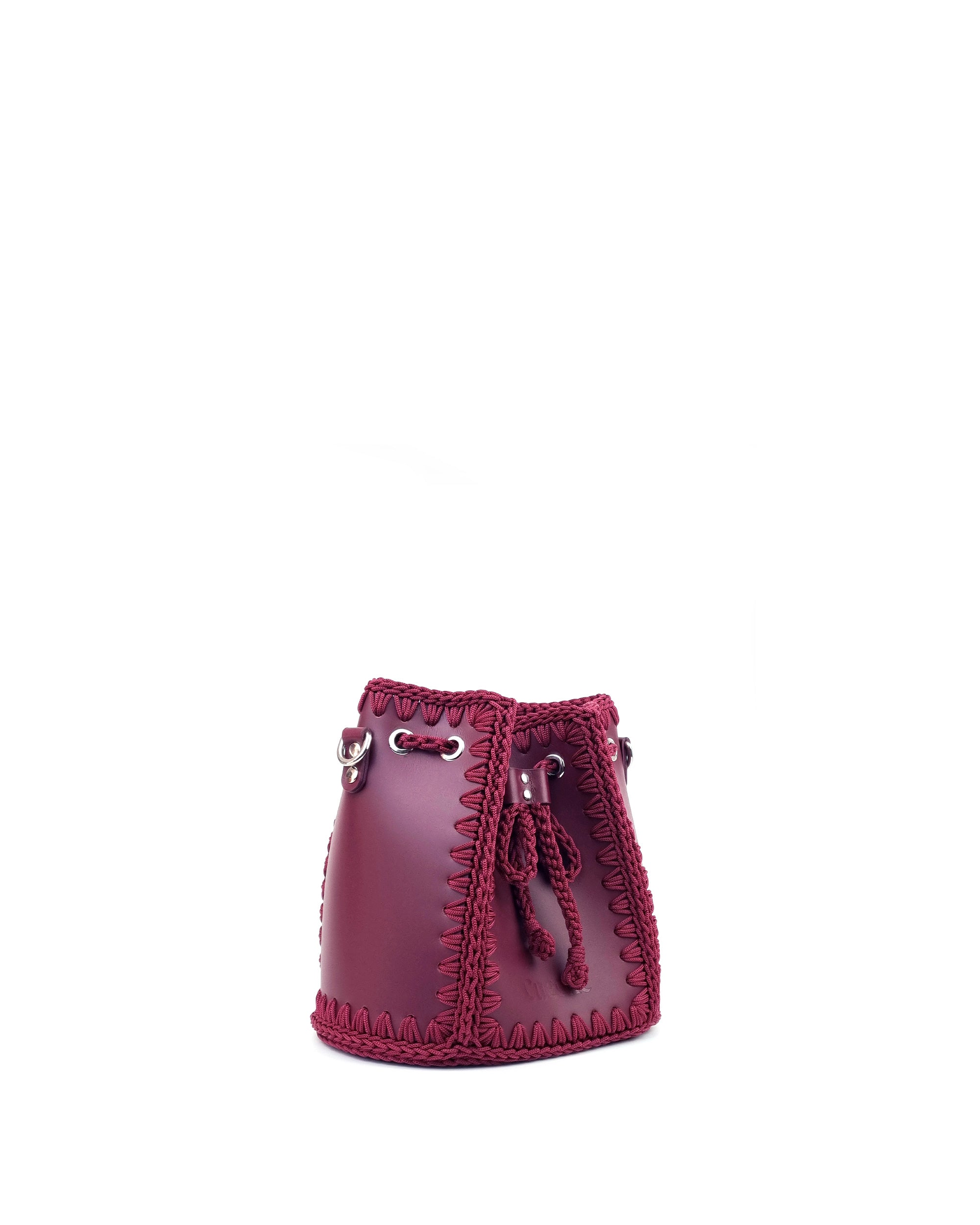 Bolso Bombonera Olga M Burdeos