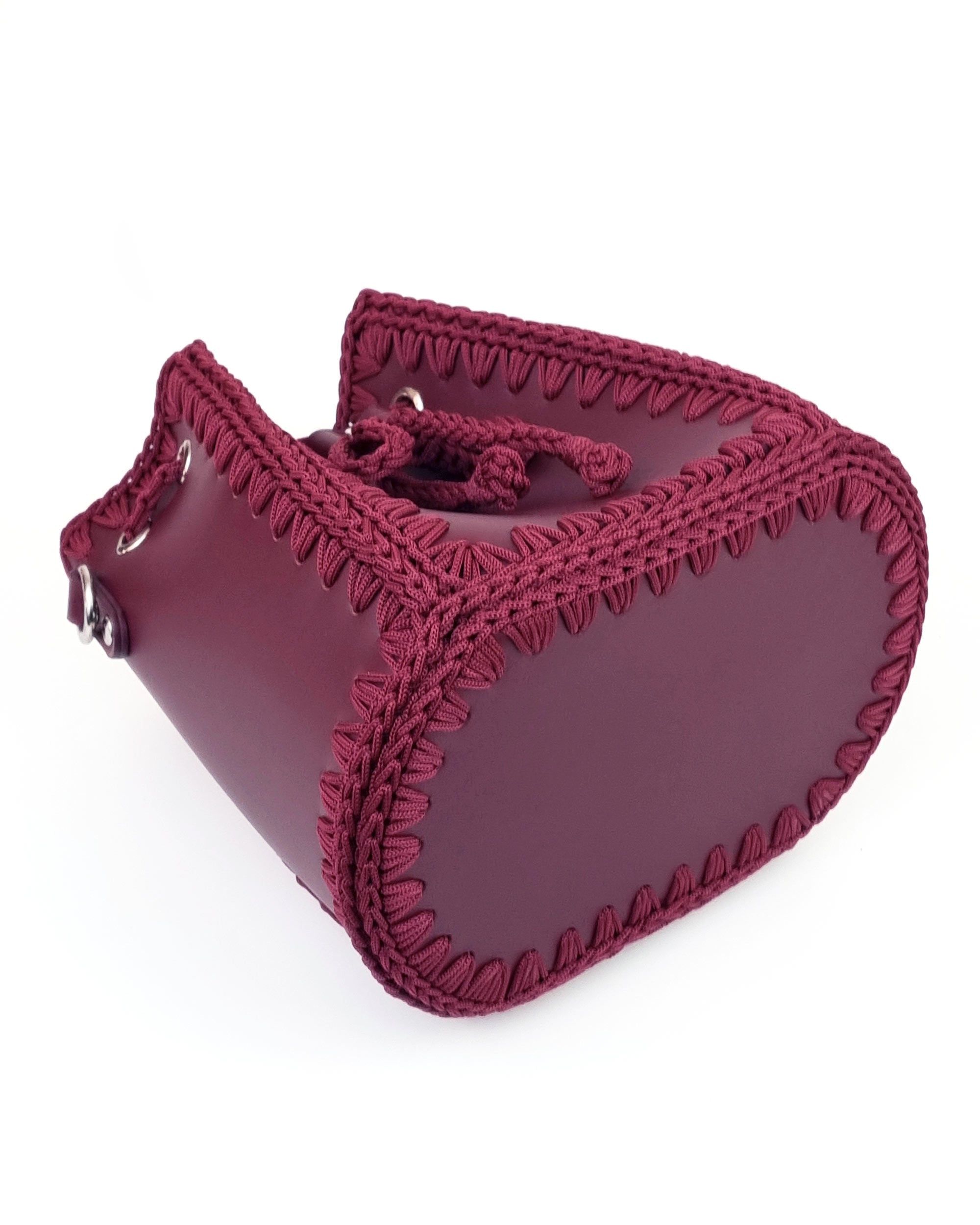 Bolso Bombonera Olga M Burdeos