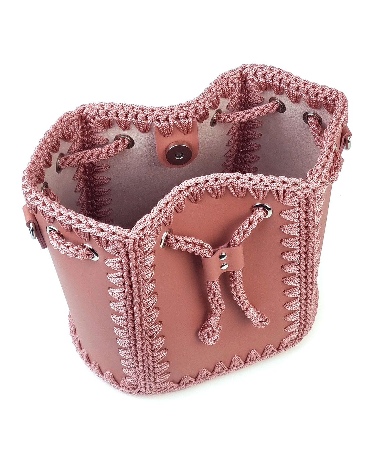 Bucket Bag Olga M nude pink