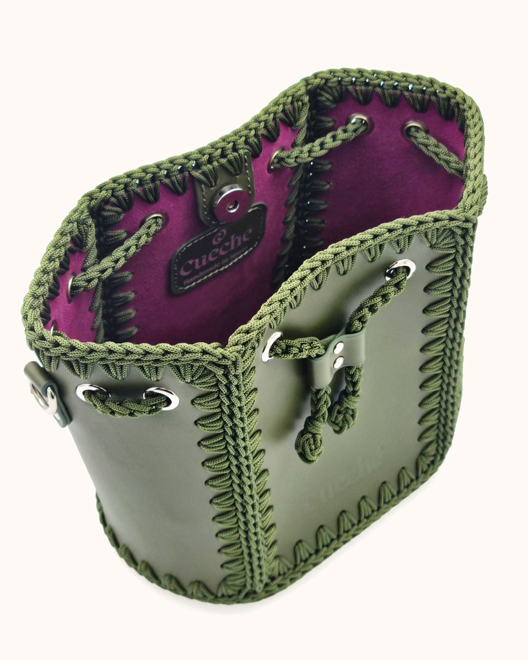 Bolso Bombonera Olga M Verde