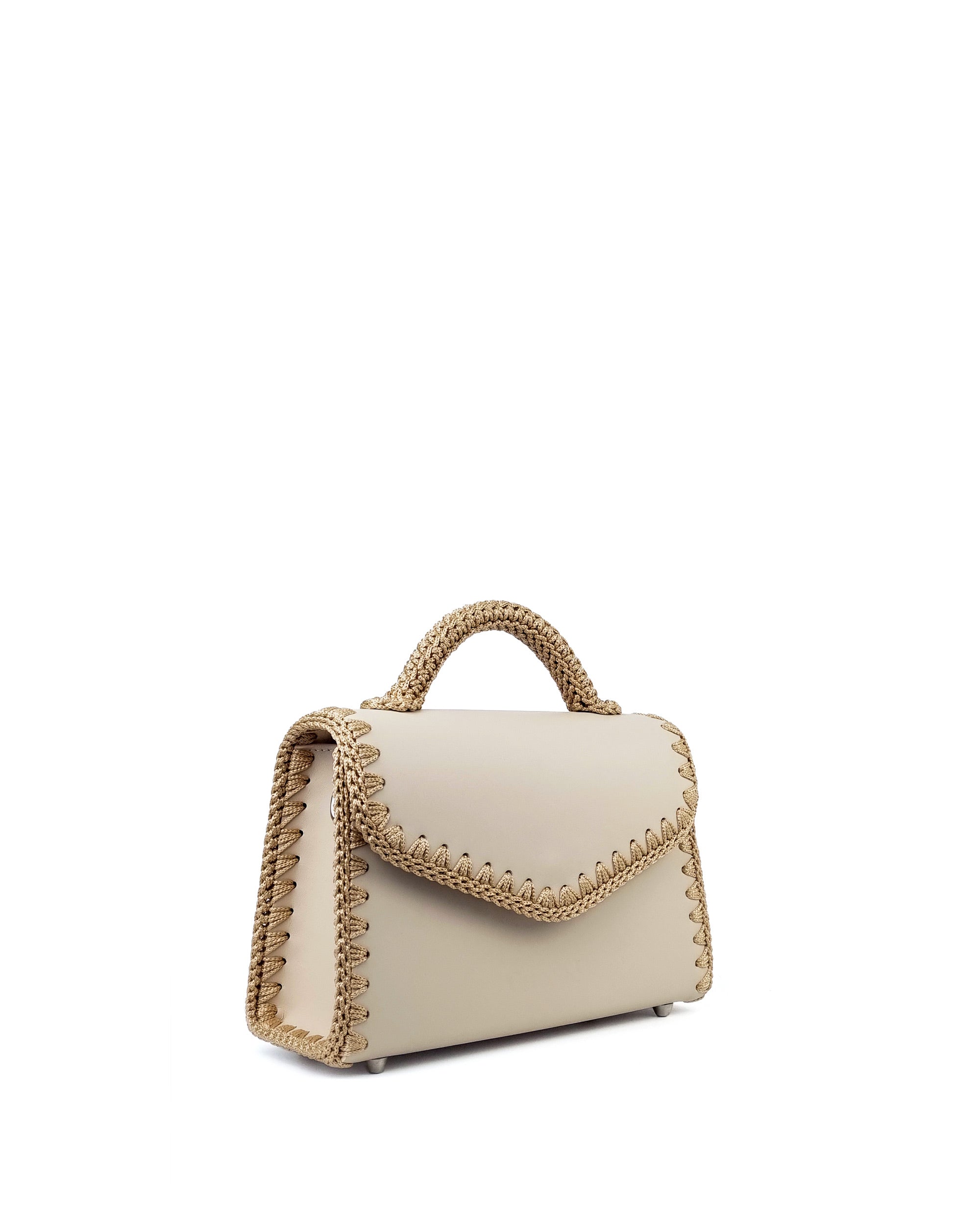 Satchel Bag Sofia M Beige