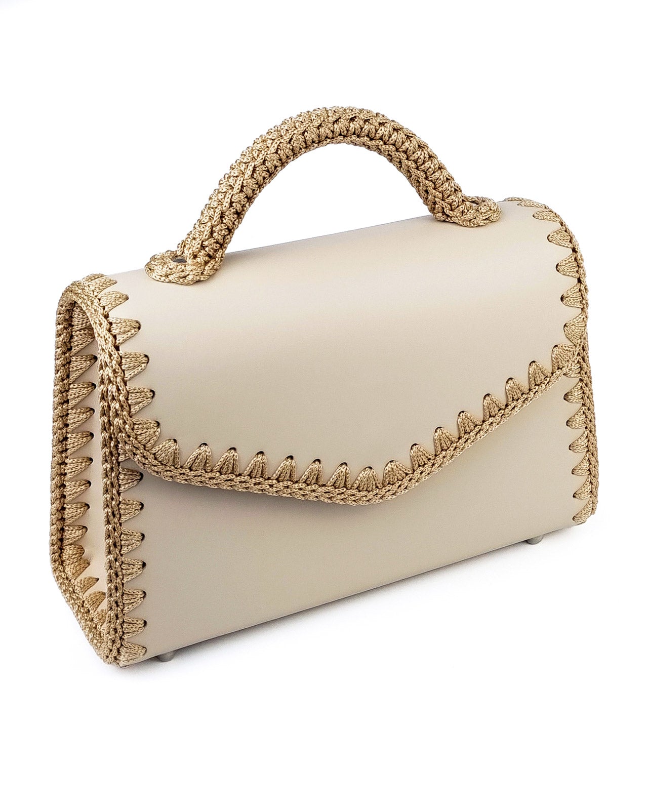 Satchel Bag Sofia M Beige