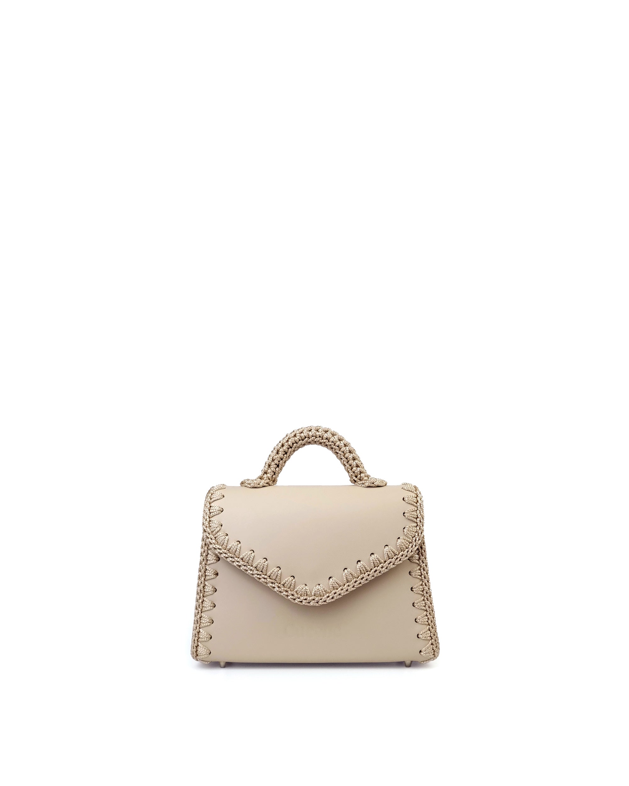Bolso Satchel Sofia S Beige