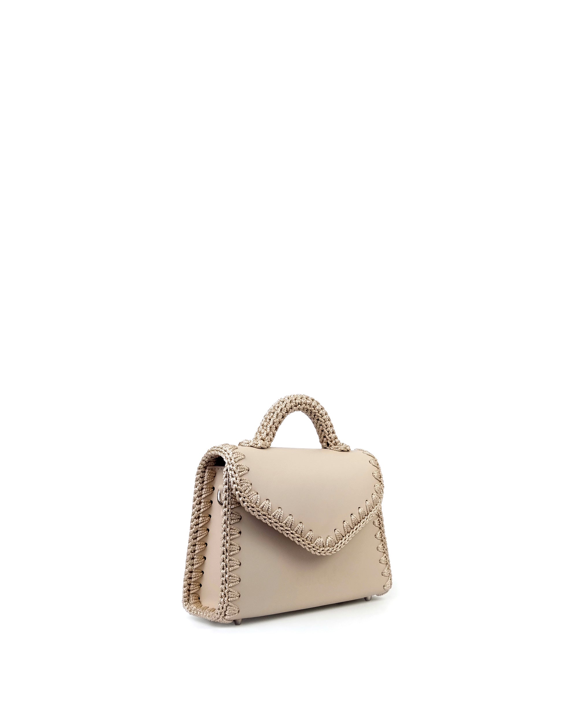 Bolso Satchel Sofia S Beige