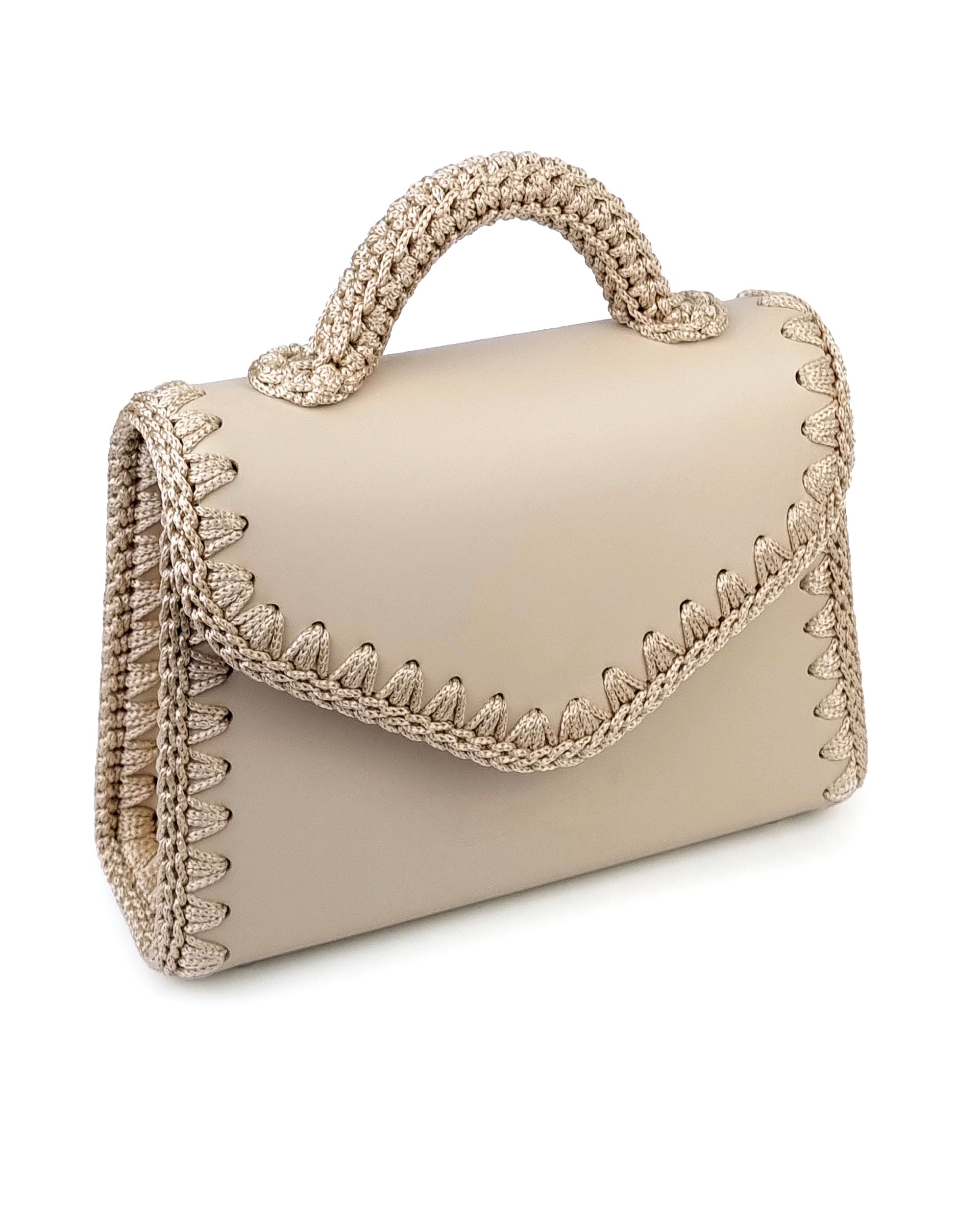Satchel Bag Sofia S Beige