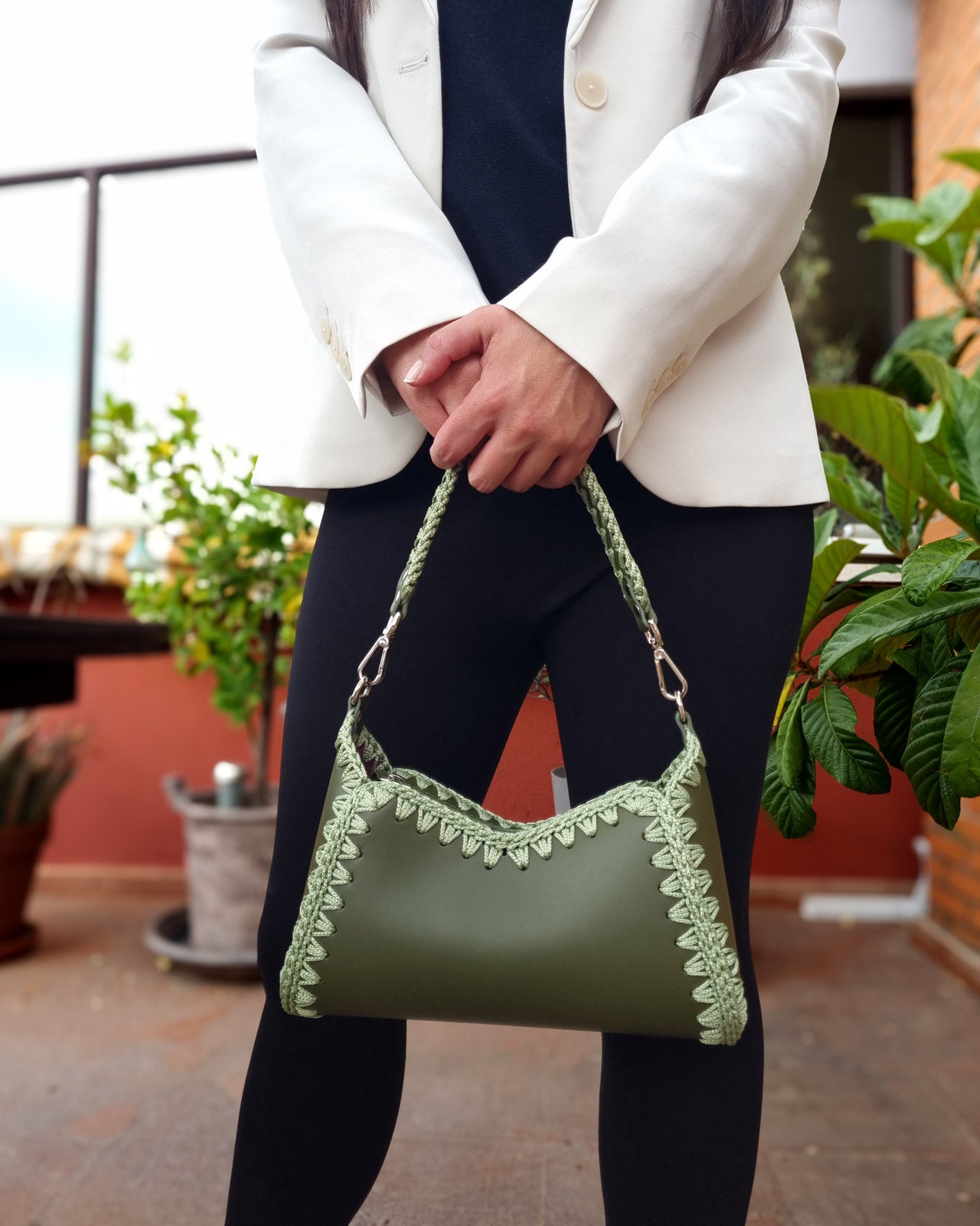Bolso Hobo Nina S Verde