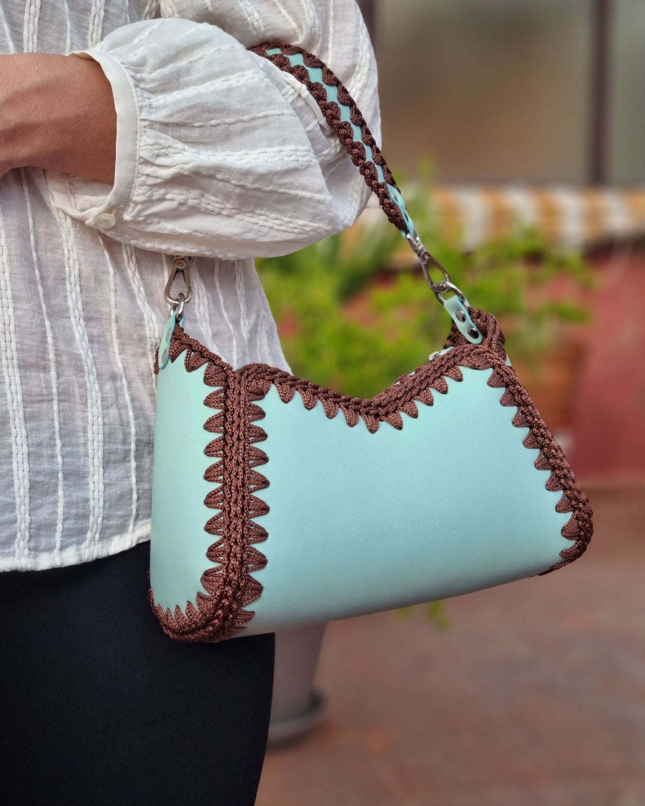 Bolso Hobo Nina S Aqua