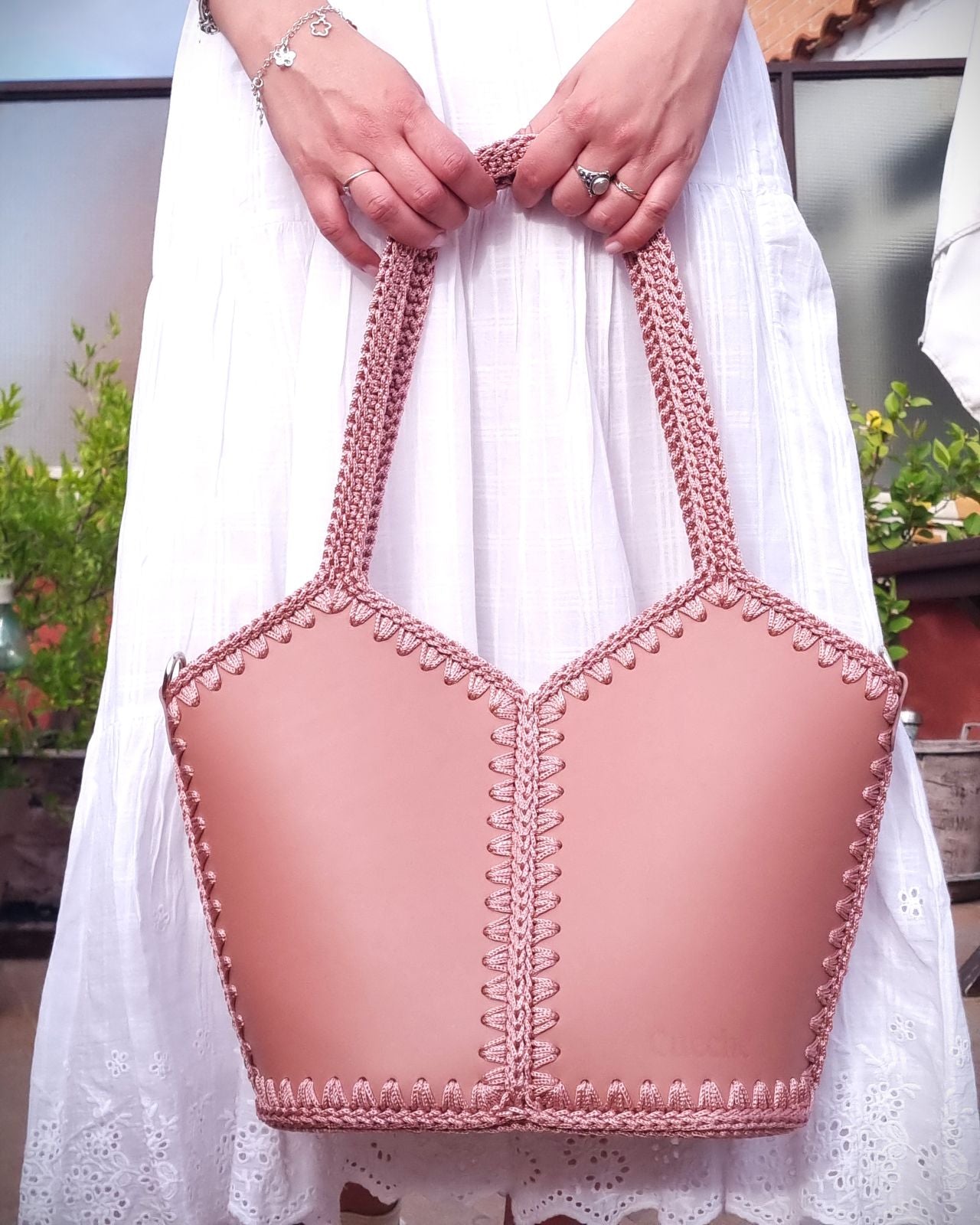 Bolso Capazo Natalia L Rosa Nude