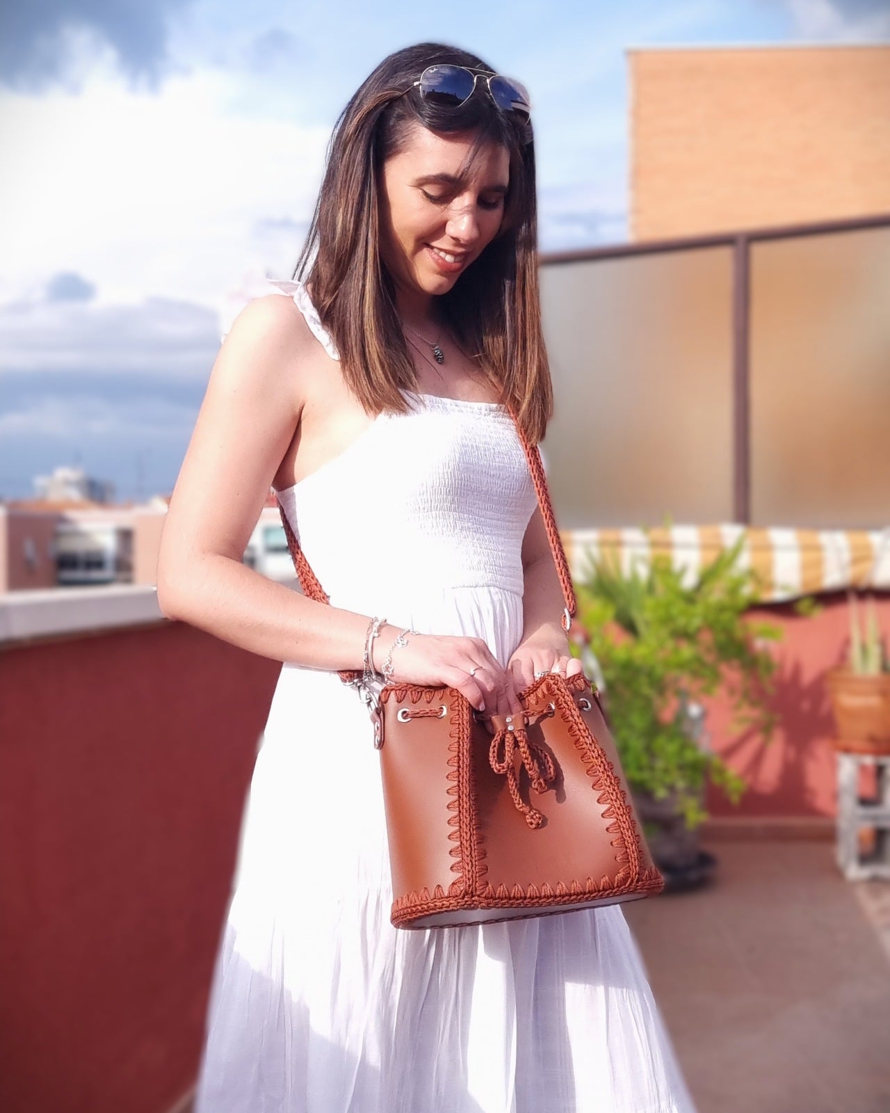 Bucket Bag Olga L Brown
