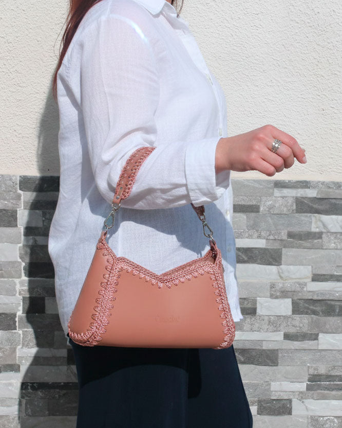 Hobo Bag Nina M Nude Pink