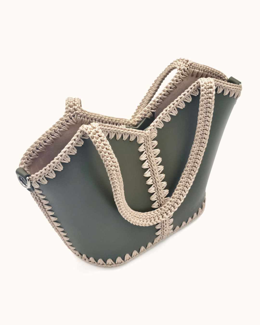 Basket Bag Natalia L Olive Green
