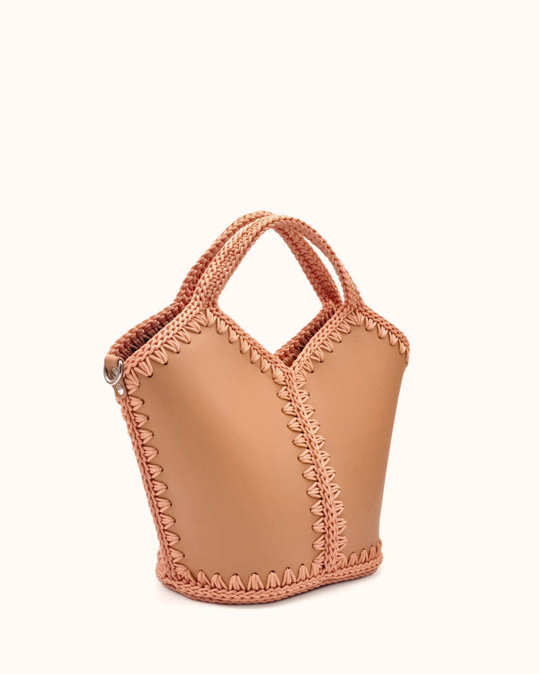 Basket Bag Natalia M Peach