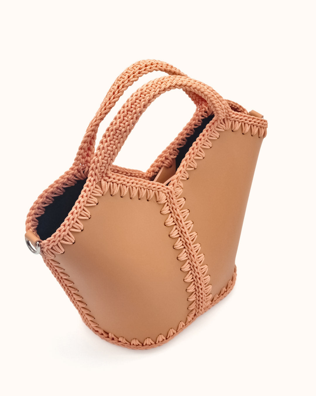 Basket Bag Natalia M Peach