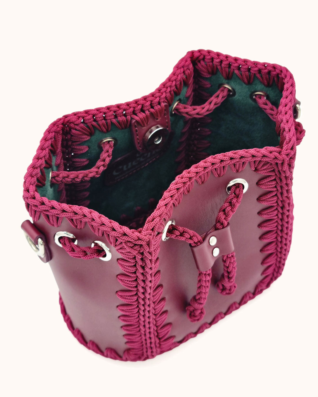 Bolso Bombonera Olga S Burdeos