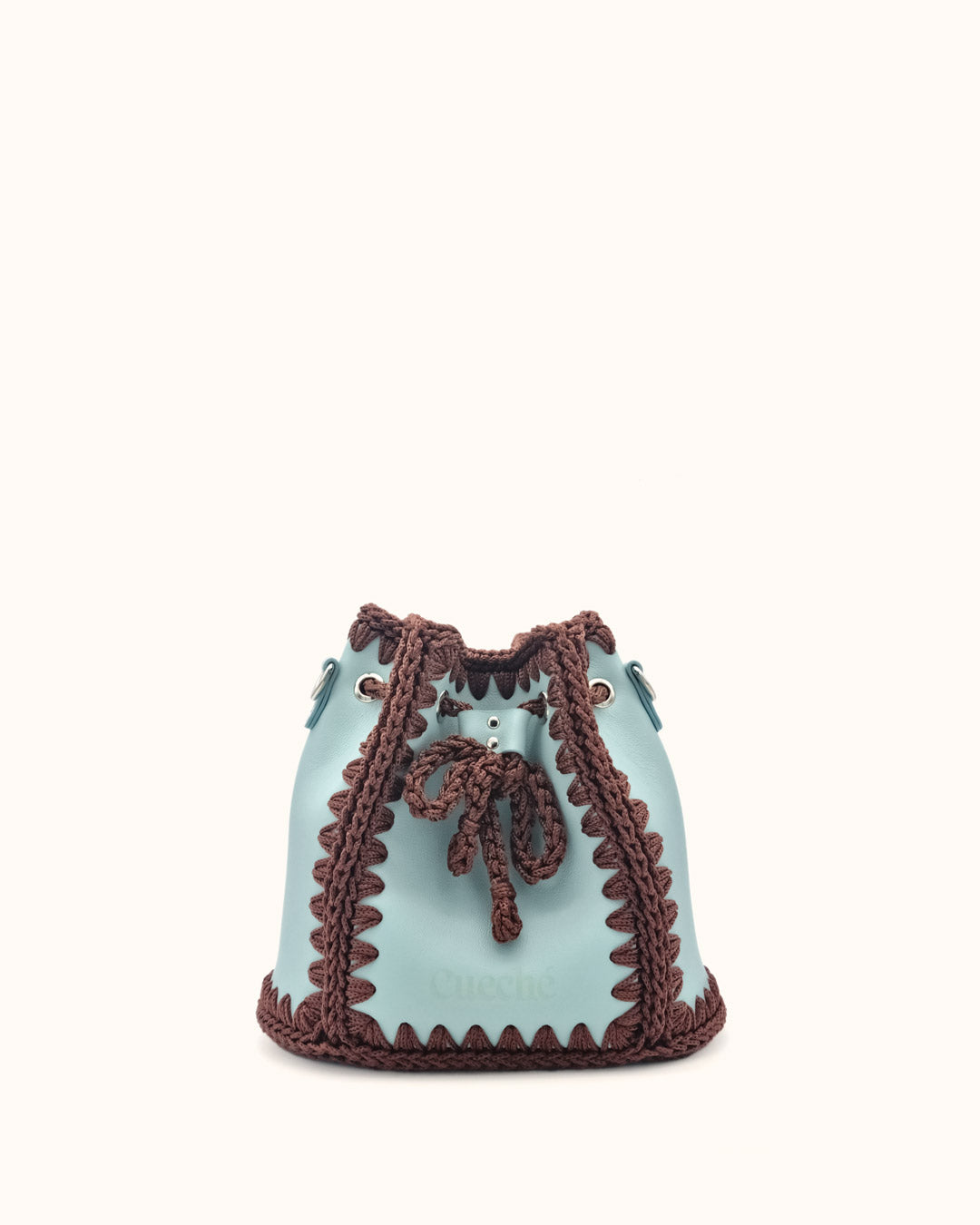 Bolso Bombonera Olga M Aqua