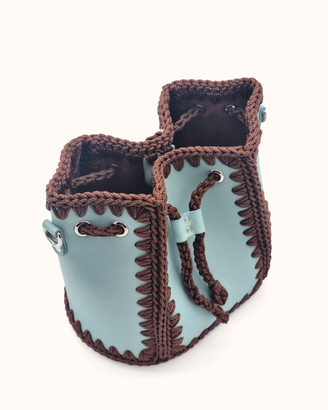 Bolso Bombonera Olga M Aqua