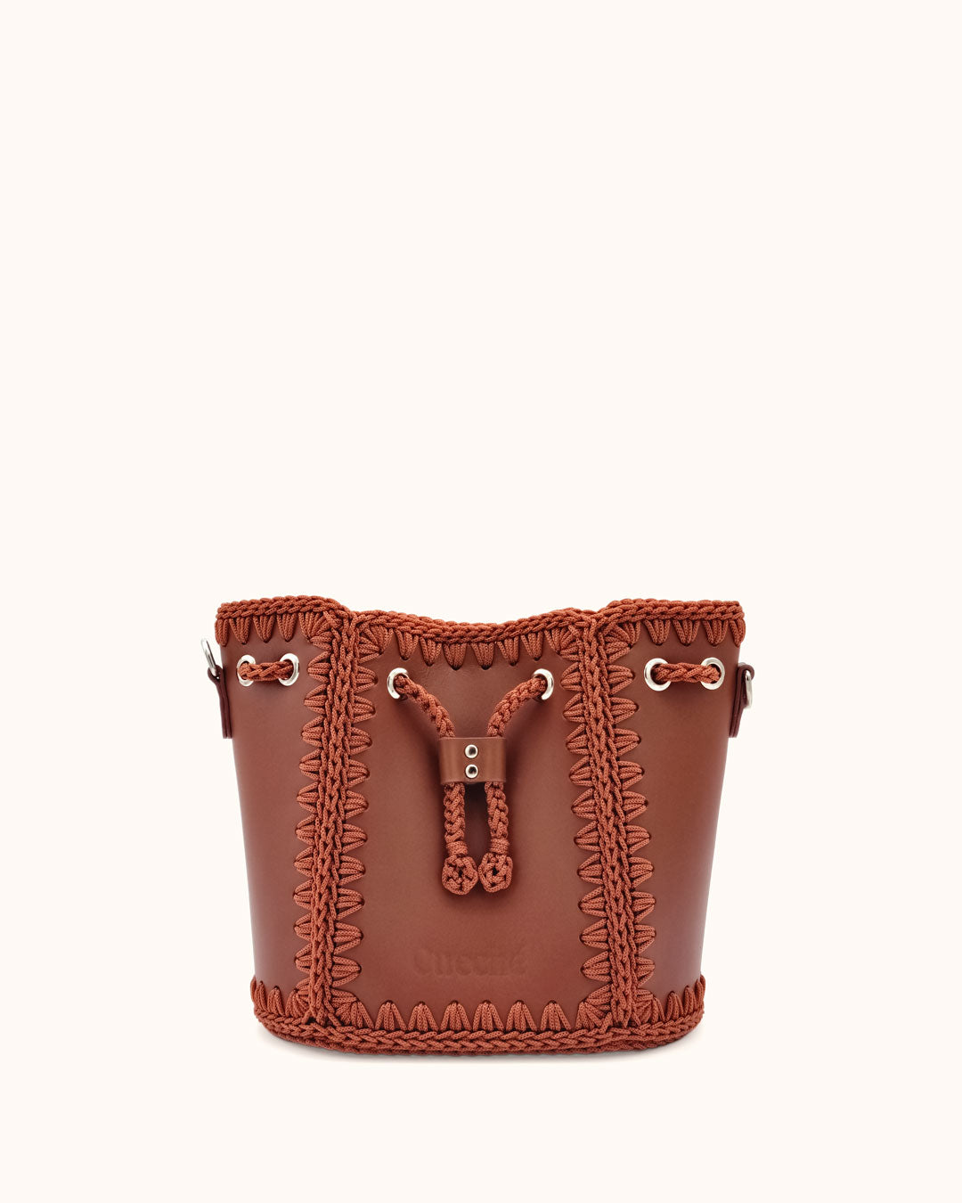 Bolso Bombonera Olga M marrón