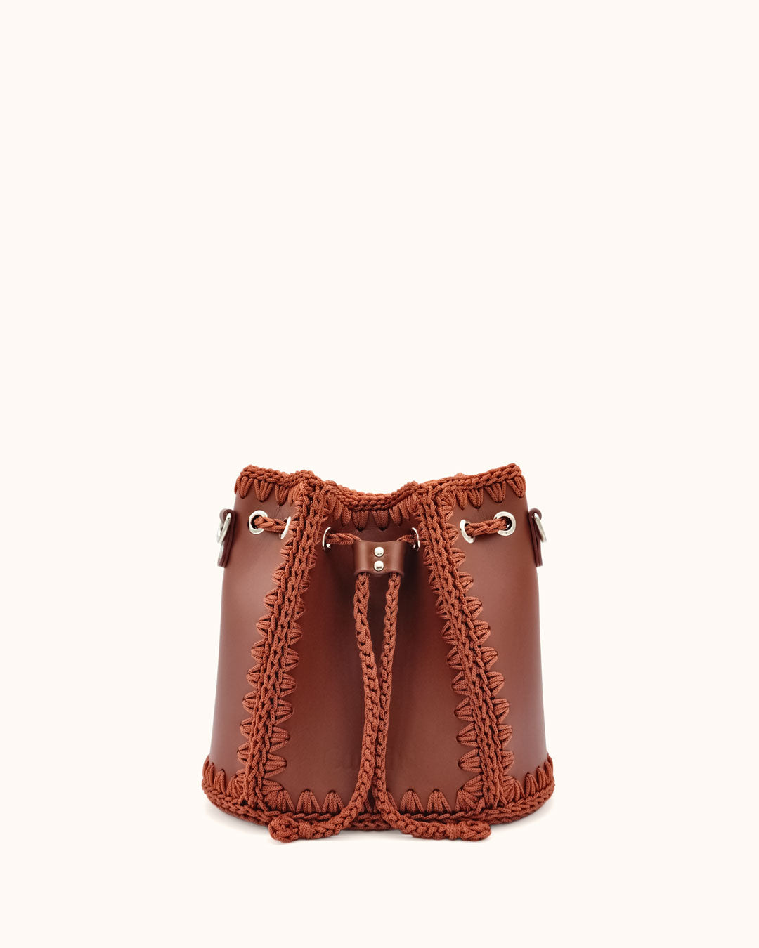 Bolso Bombonera Olga M marrón