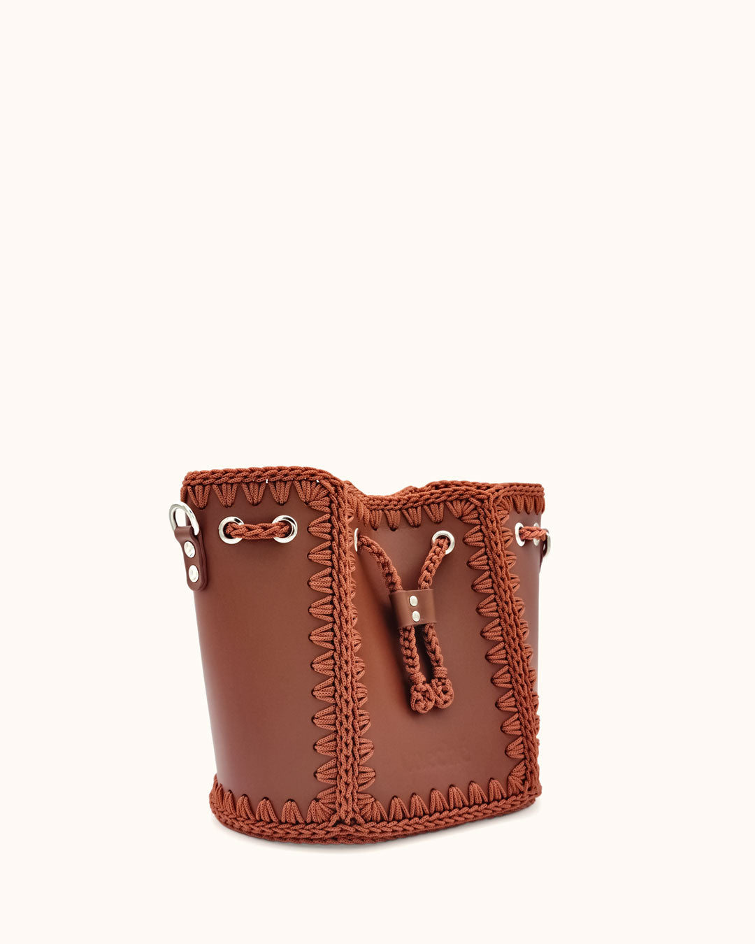 Bolso Bombonera Olga M marrón