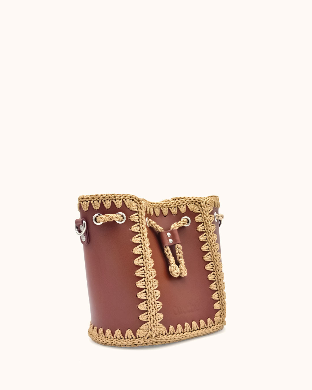 Bolso Bombonera Olga M marrón