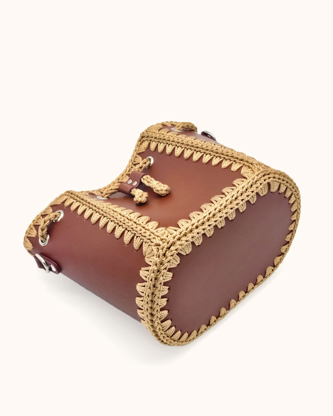 Bolso Bombonera Olga M marrón