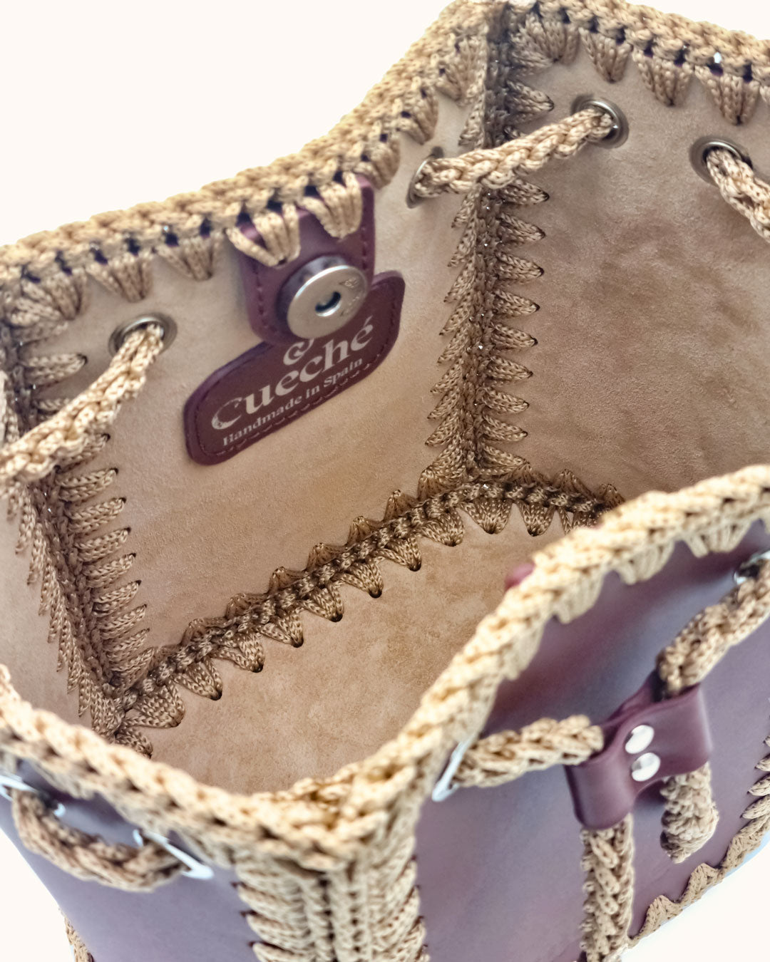 Bolso Bombonera Olga M marrón