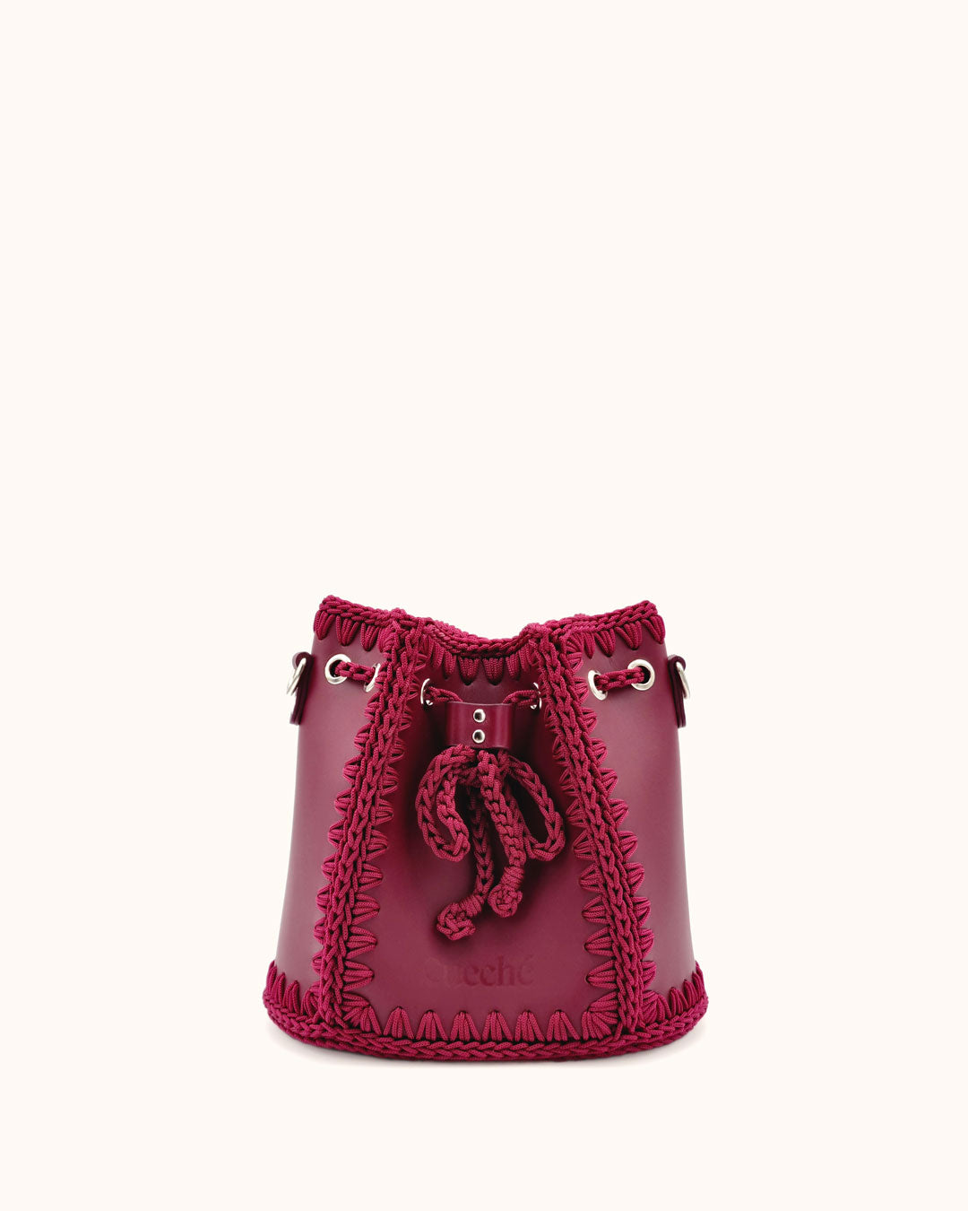 Bolso Bombonera Olga M Burdeos