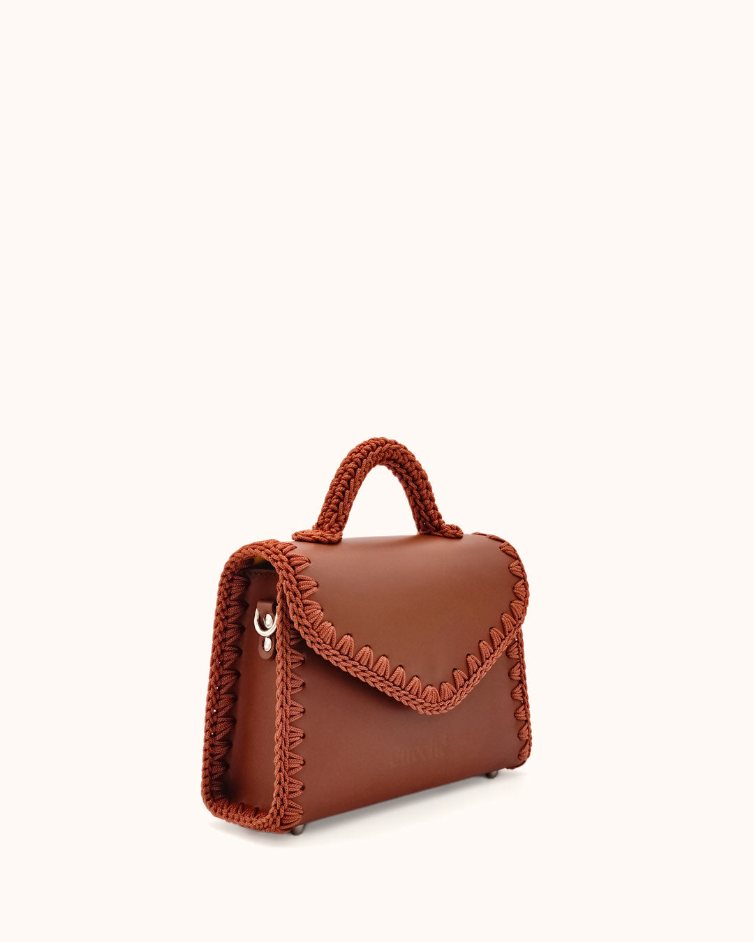 Bolso Satchel Sofia S Marron