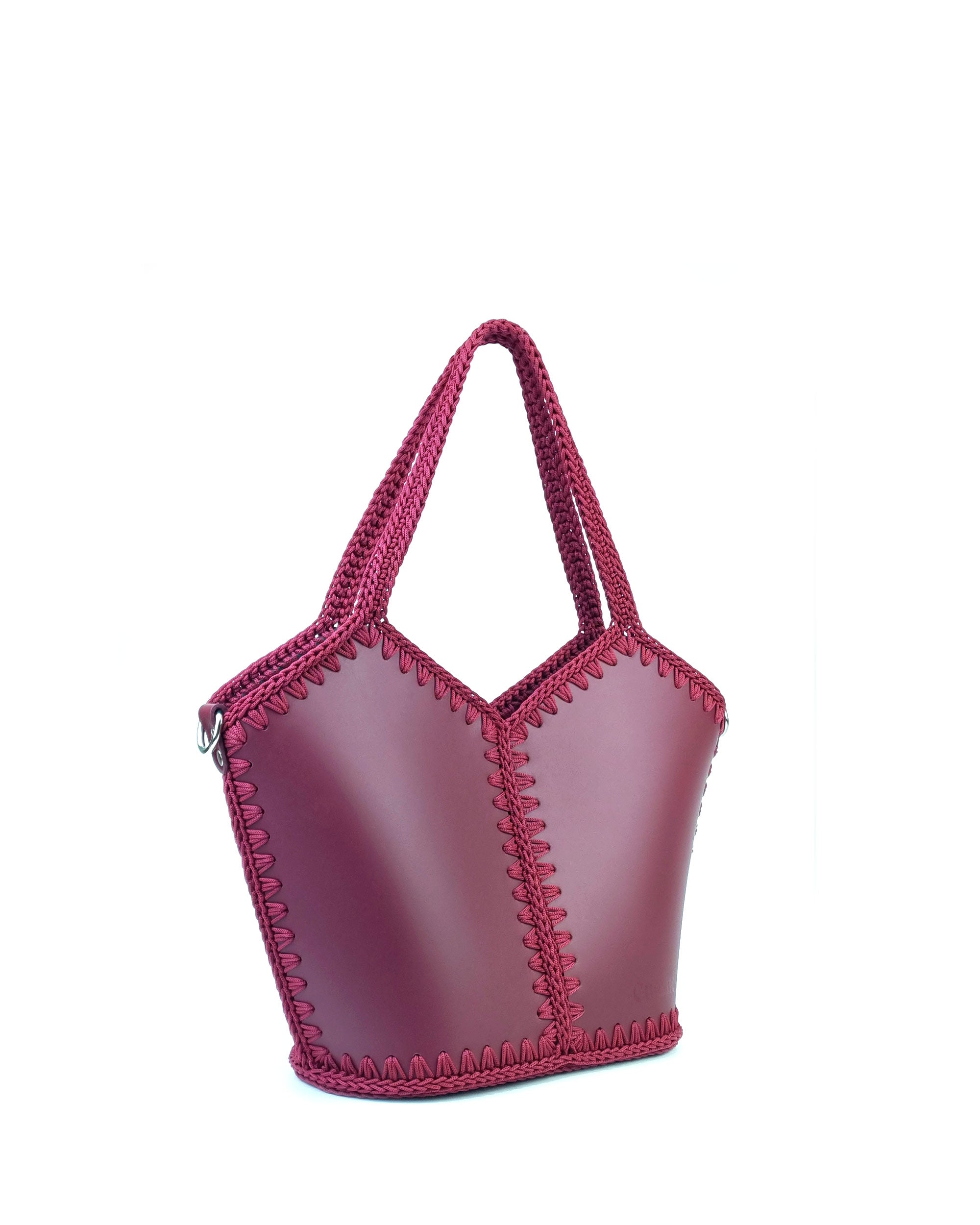 Basket Bag Natalia L Bordeaux
