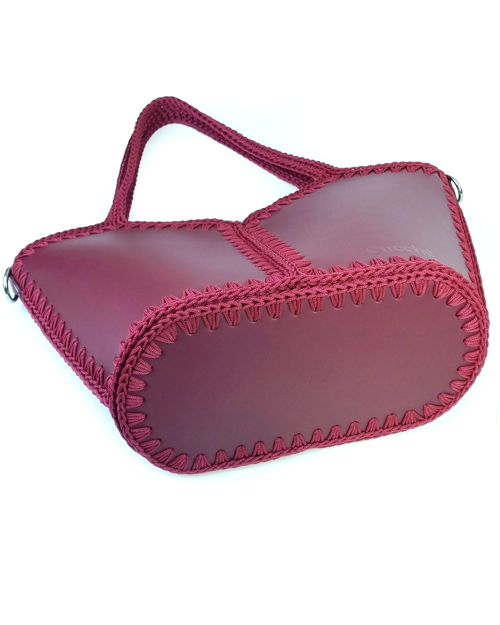 Basket Bag Natalia L Bordeaux