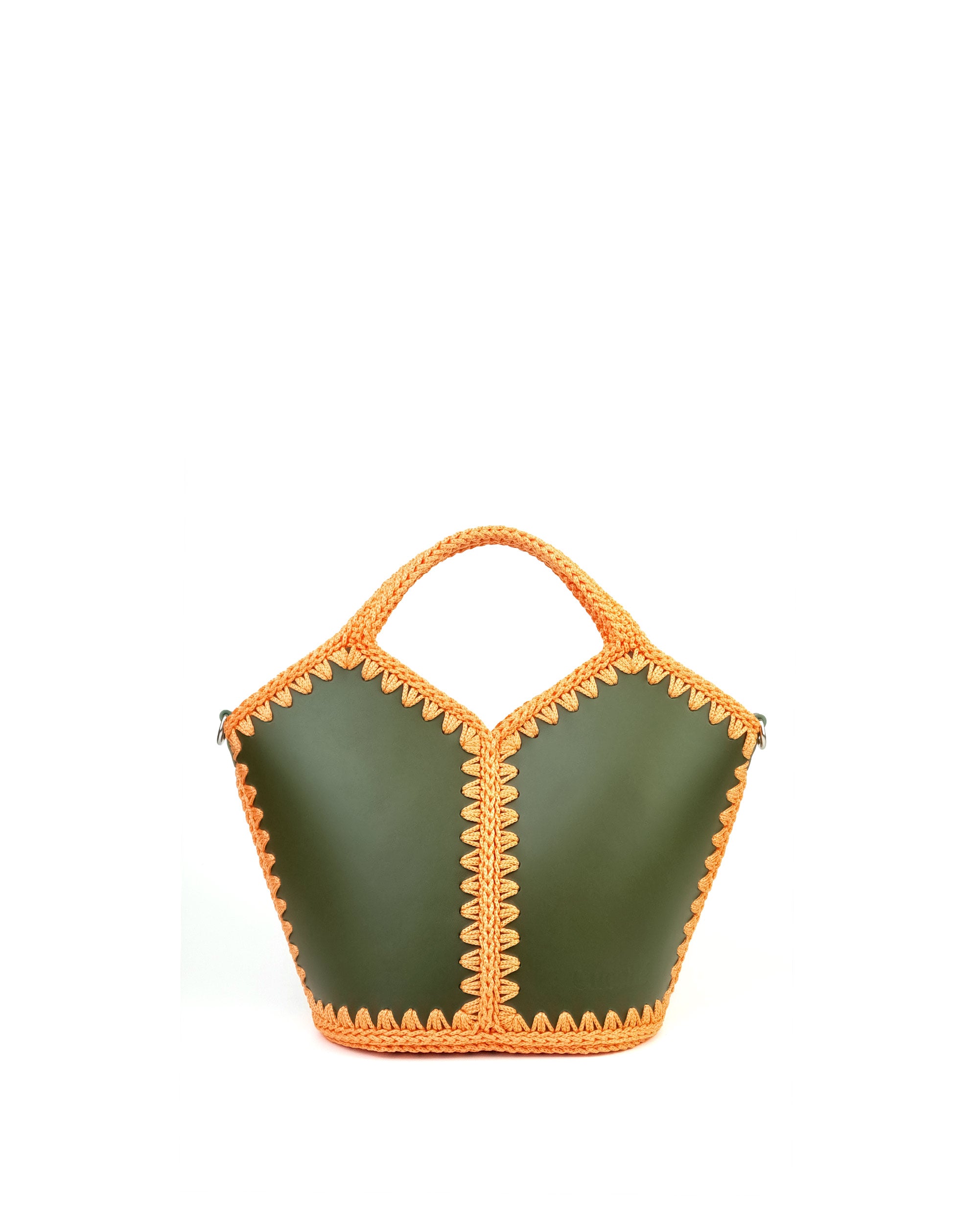 Basket Bag Natalia M Olive Green