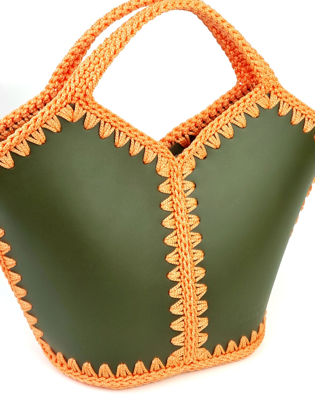 Basket Bag Natalia M Olive Green