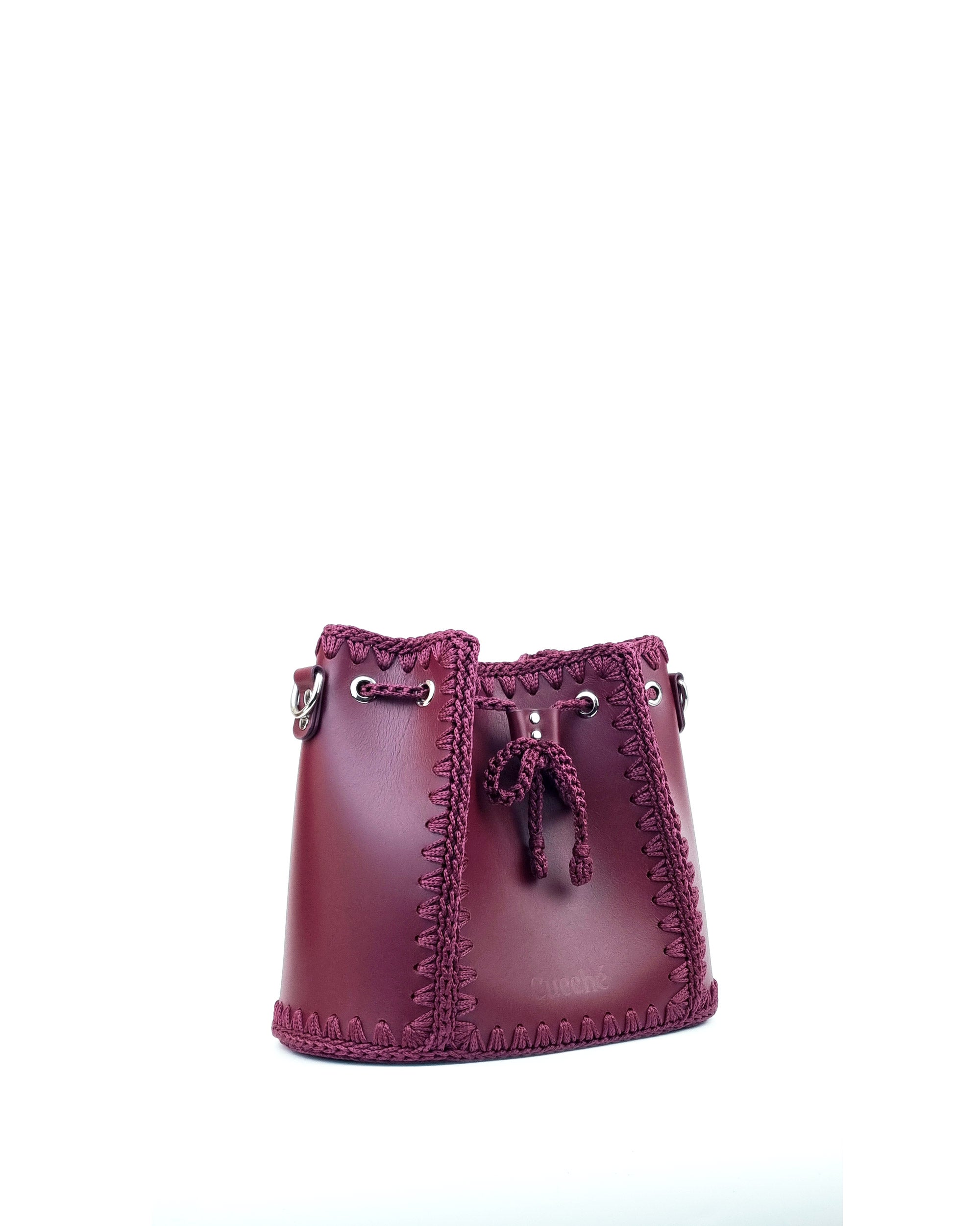Bolso Bombonera Olga L Burdeos