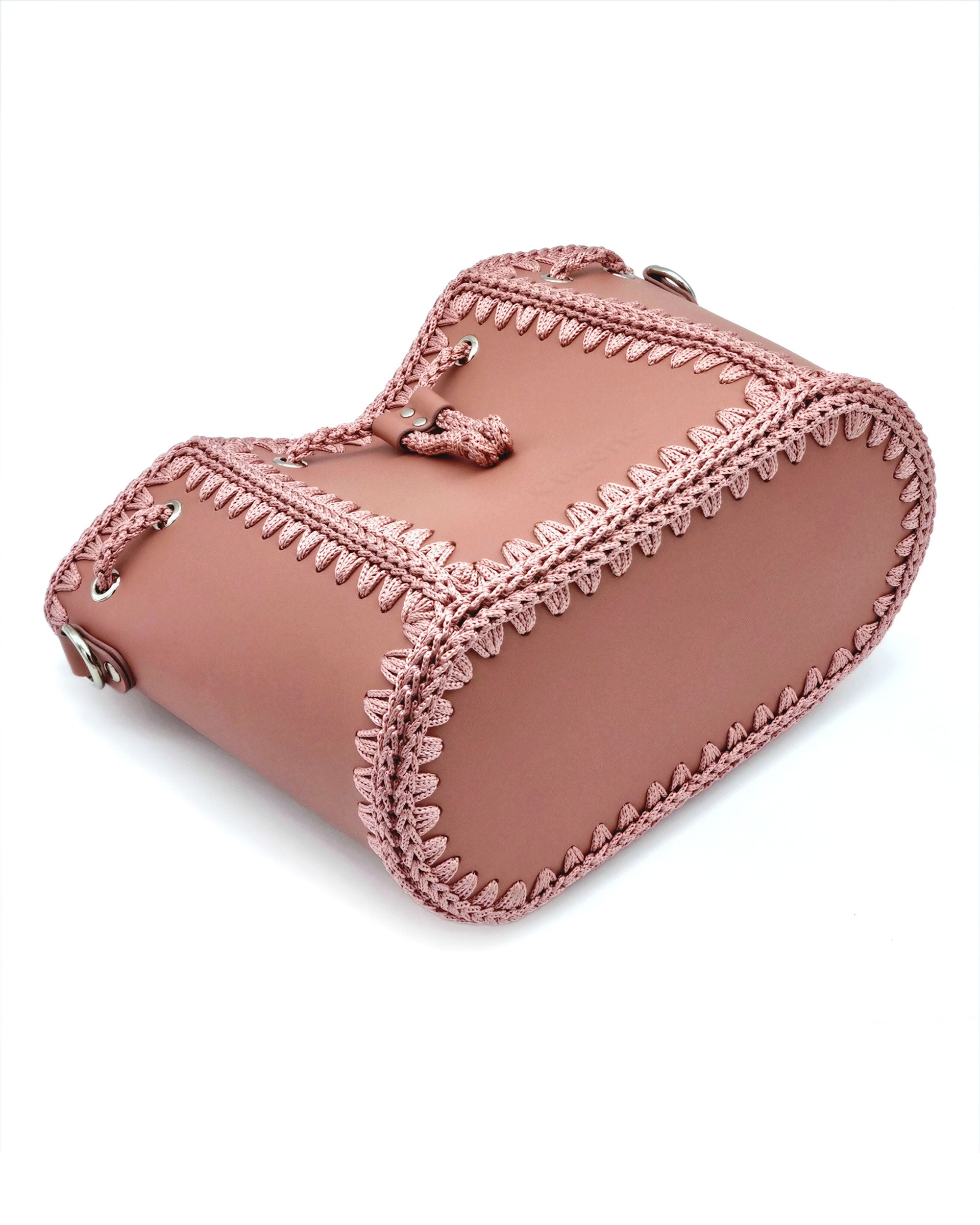 Bolso Bombonera Olga L Rosa Nude