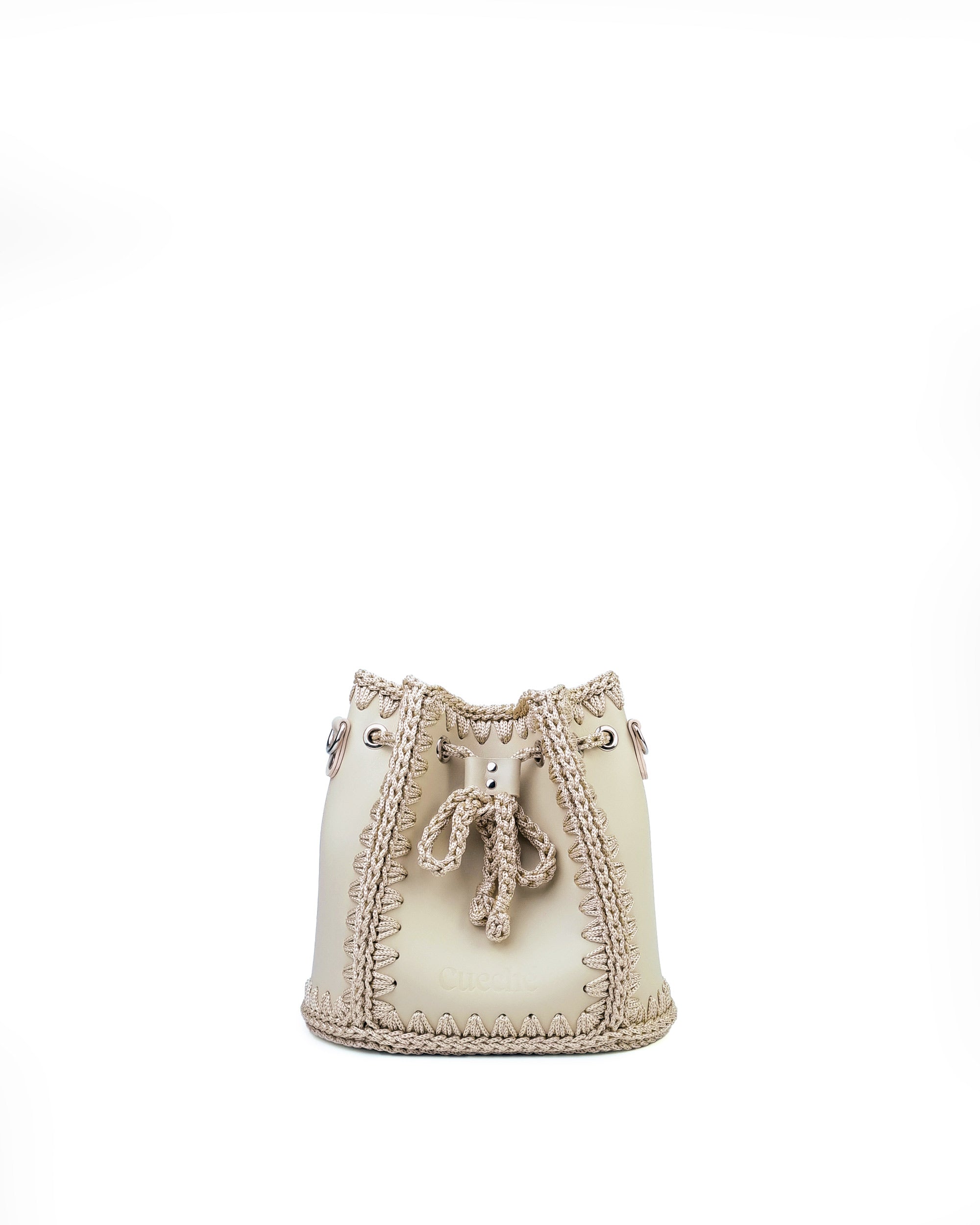 Bolso Bombonera Olga M Beige