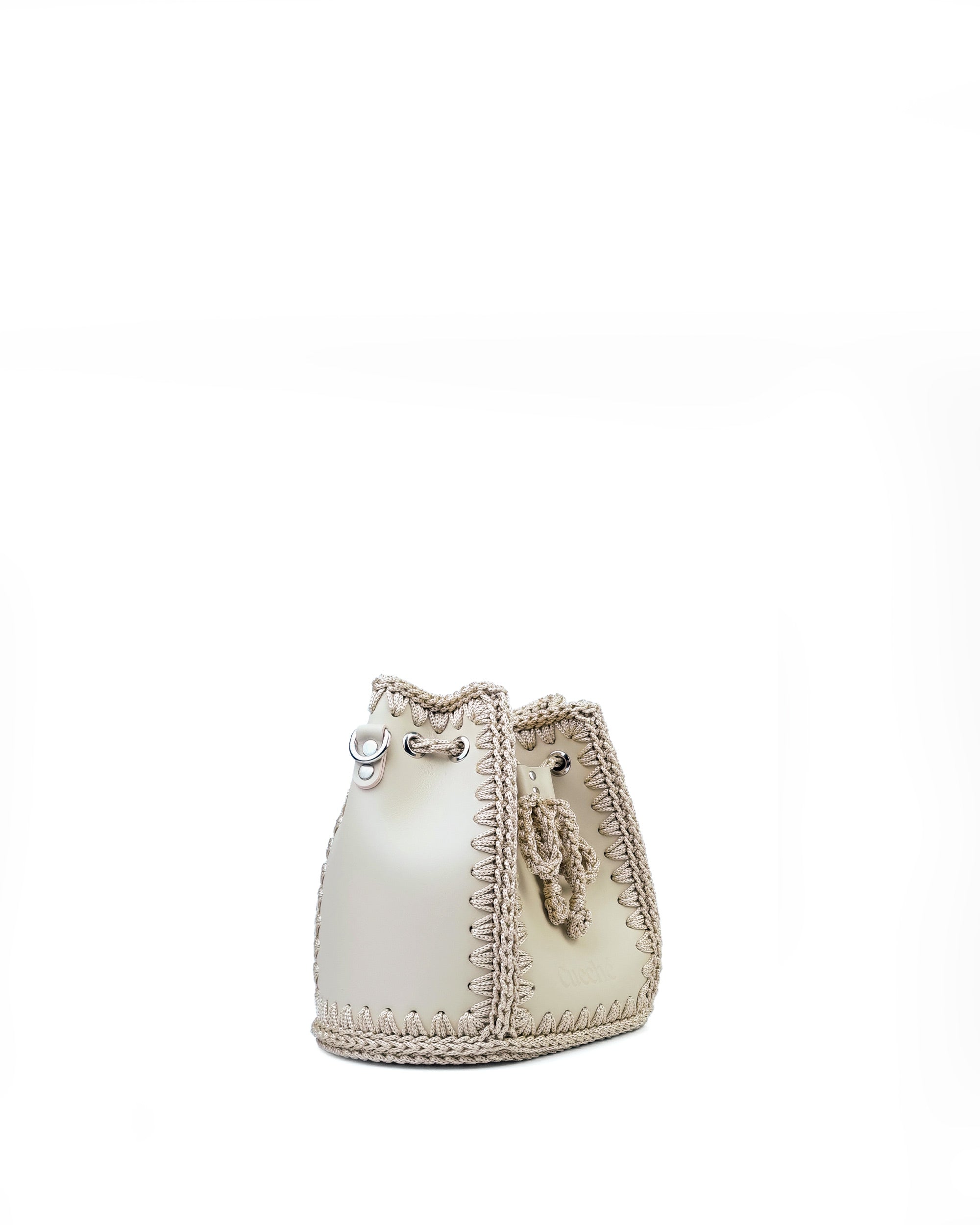 Bolso Bombonera Olga M Beige