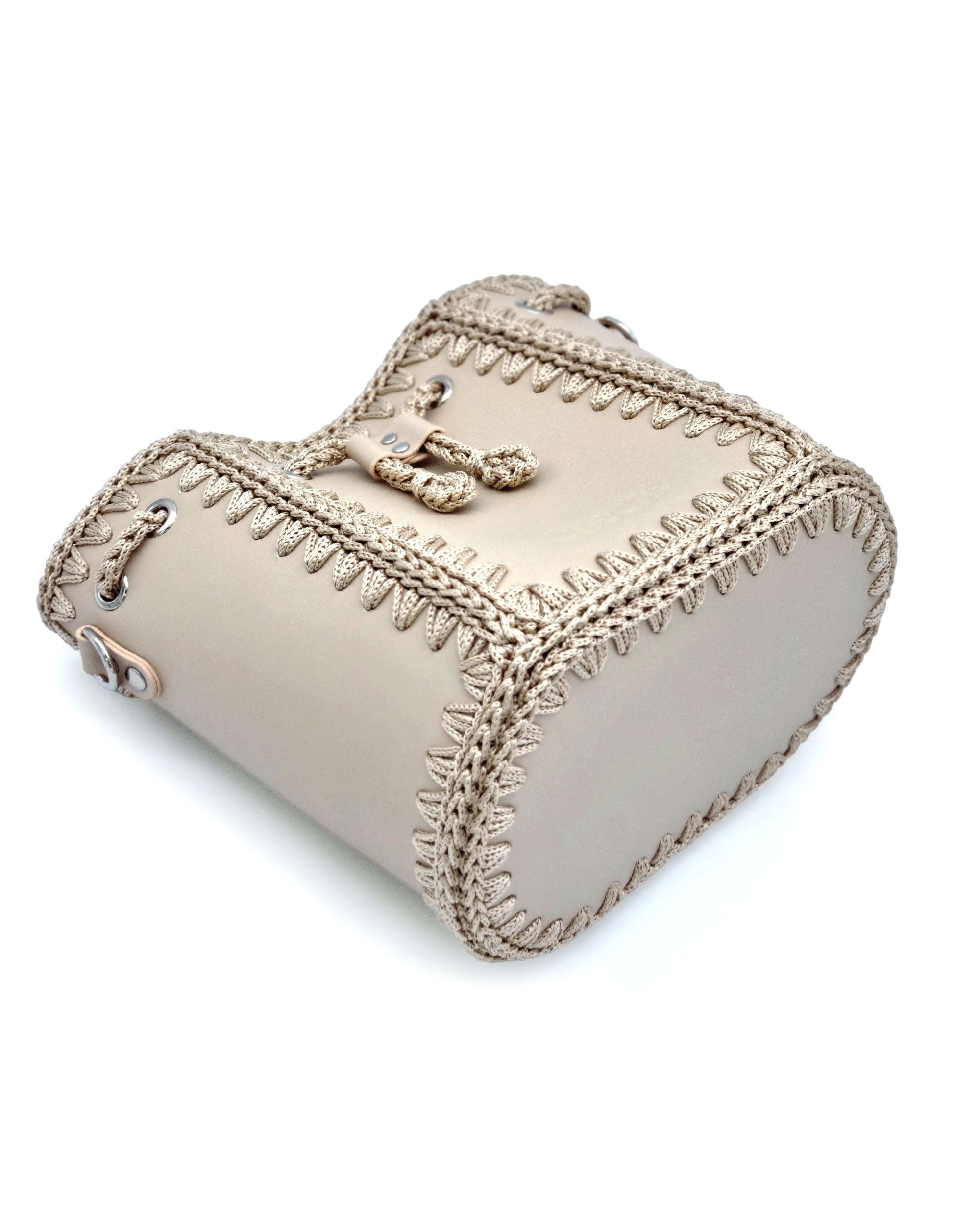 Bolso Bombonera Olga M Beige