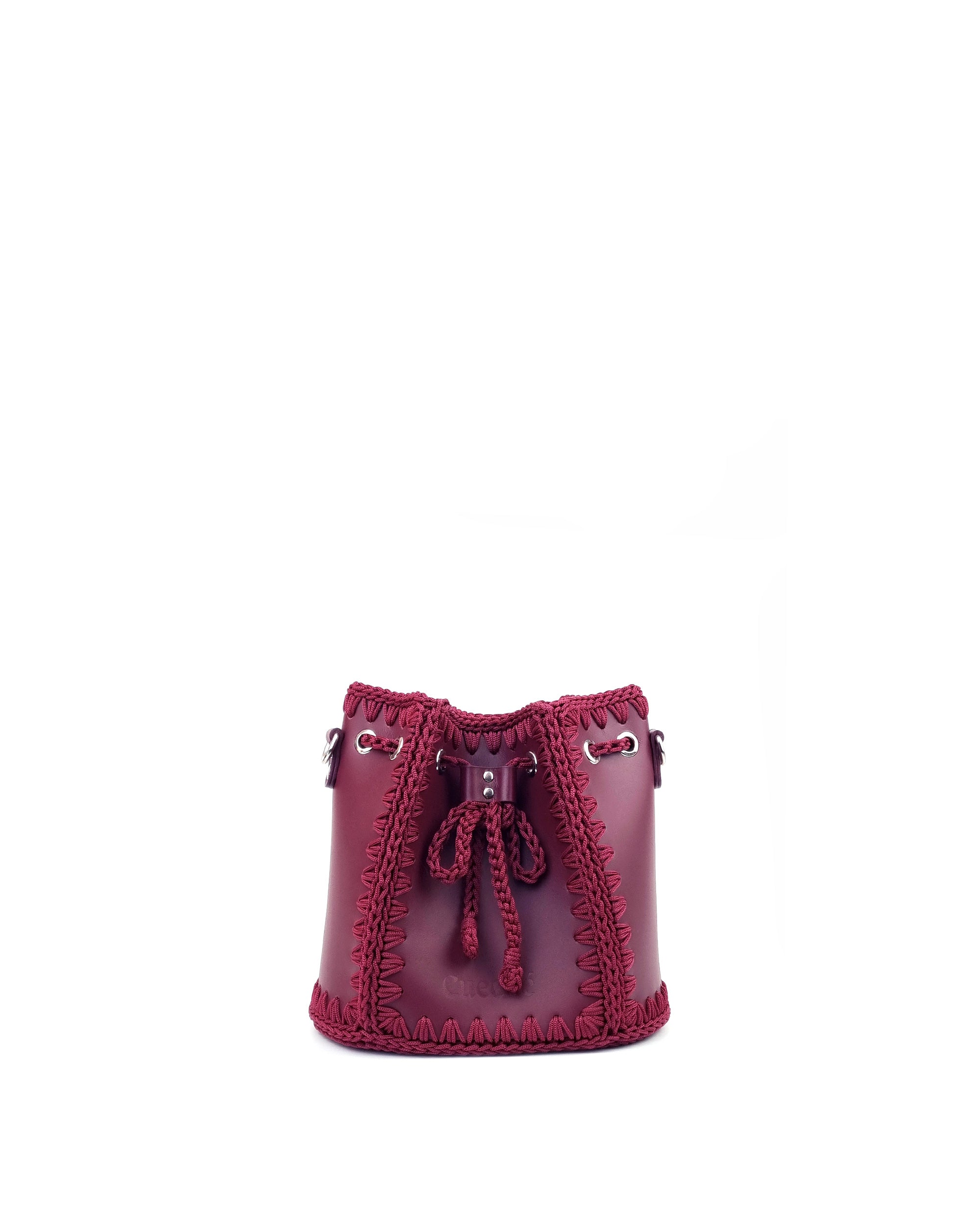 Bolso Bombonera Olga M Burdeos