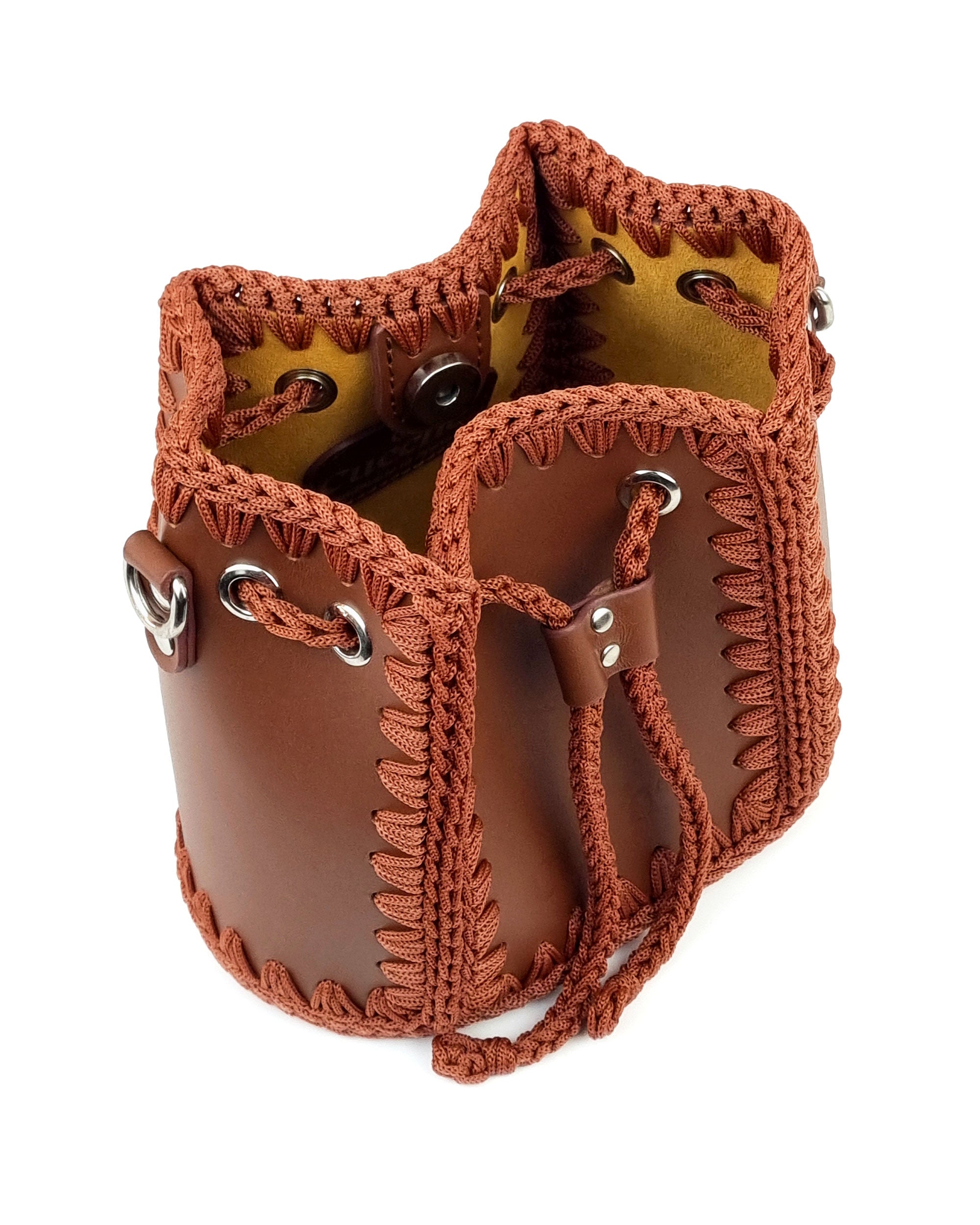 Bolso Bombonera Olga S Marron