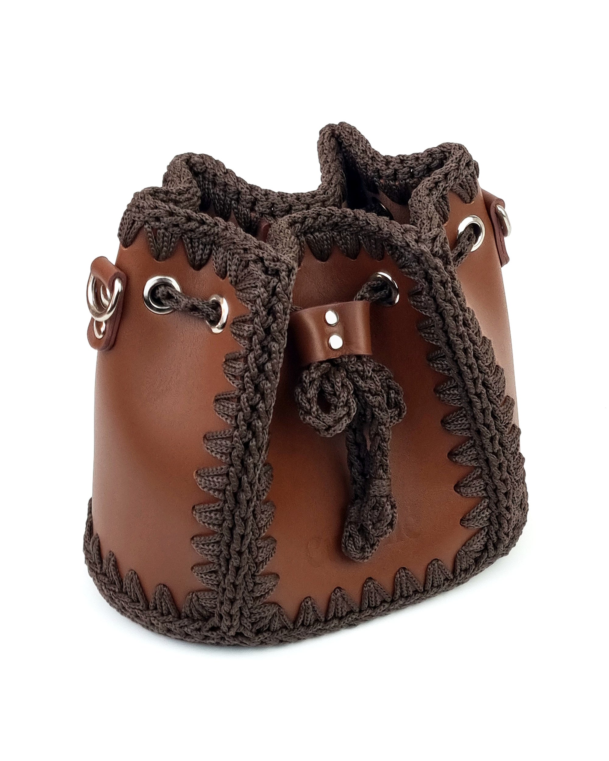 Bolso Bombonera Olga S Marron