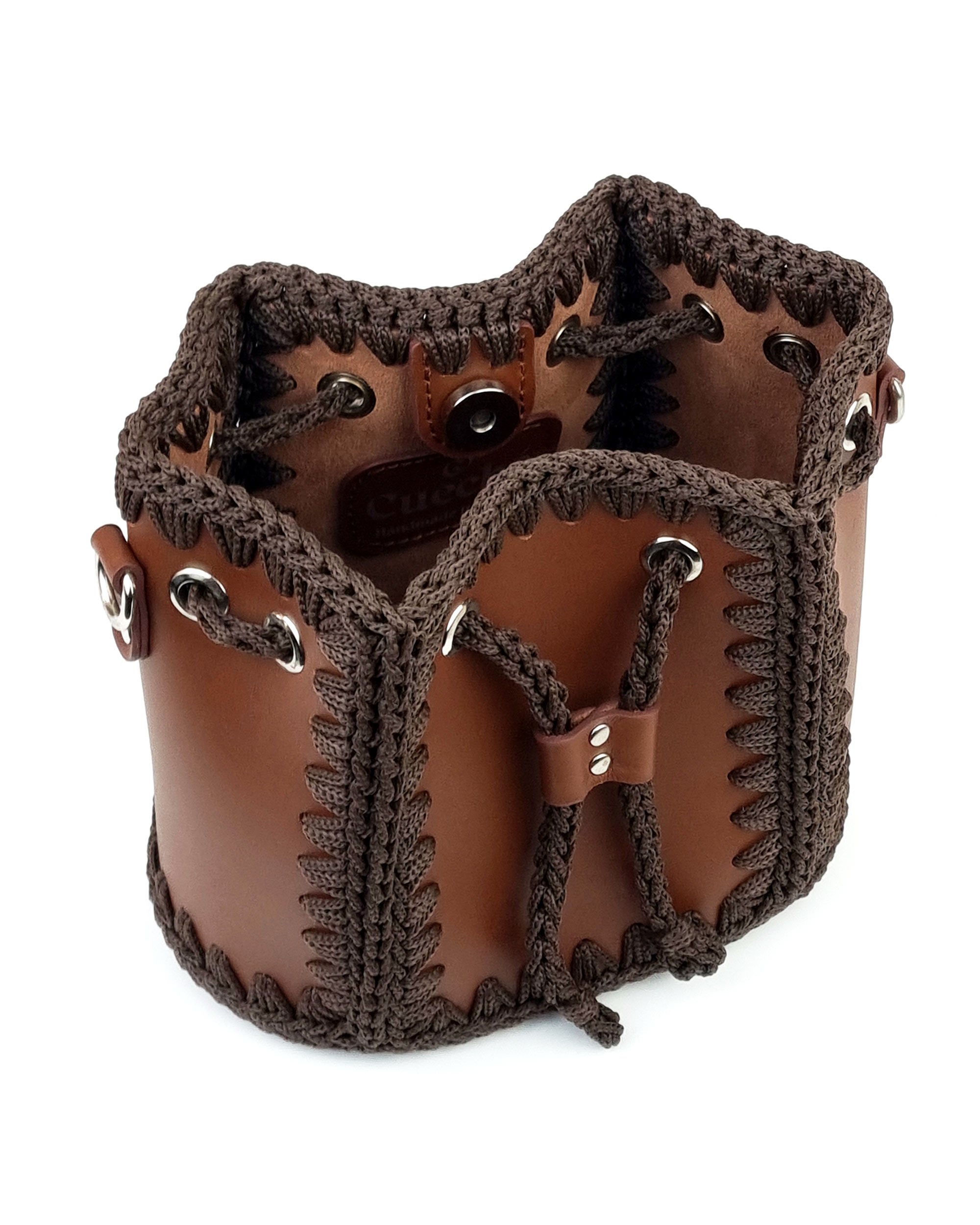 Bolso Bombonera Olga S Marron