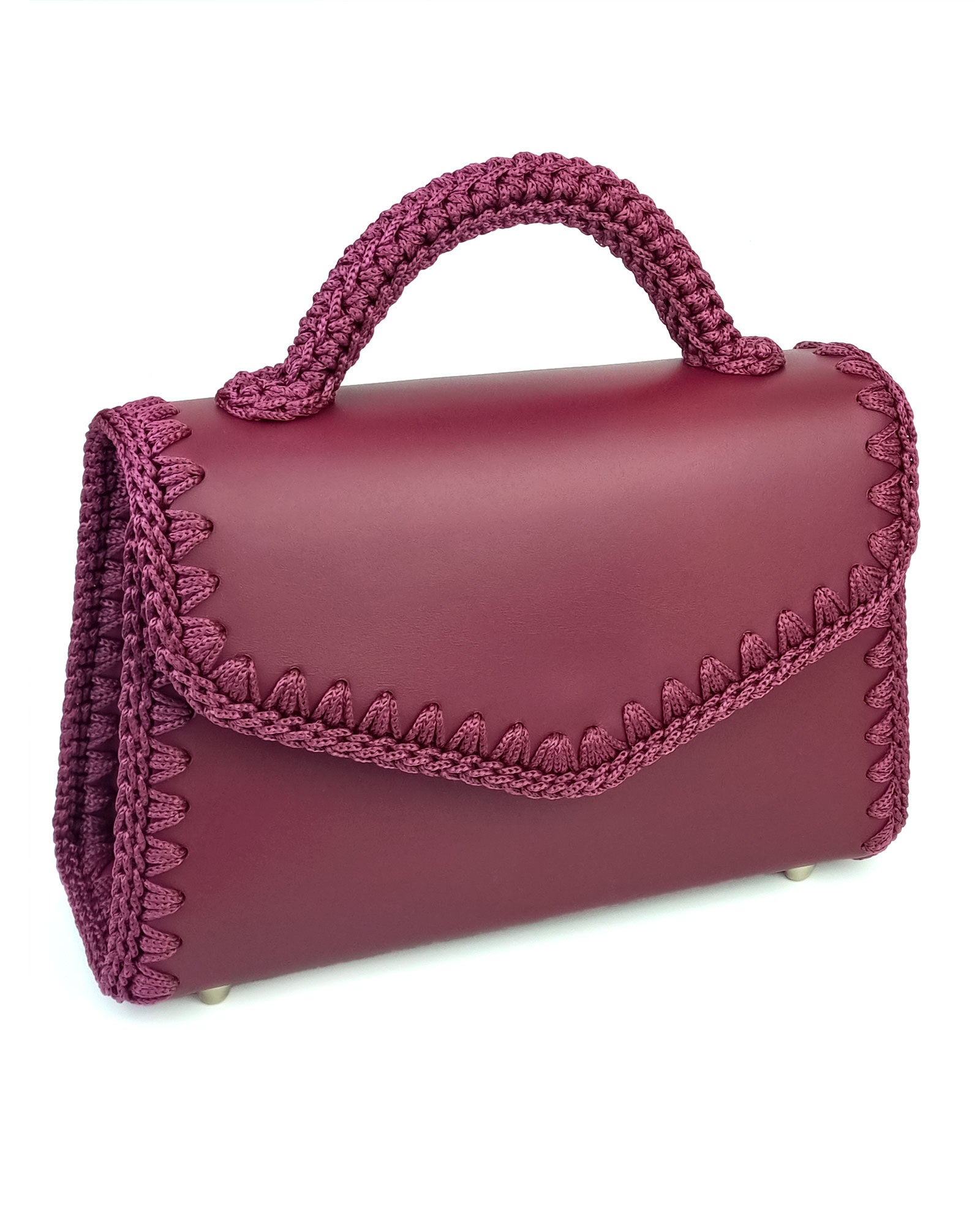 Satchel Bag Sofia M Bordeaux