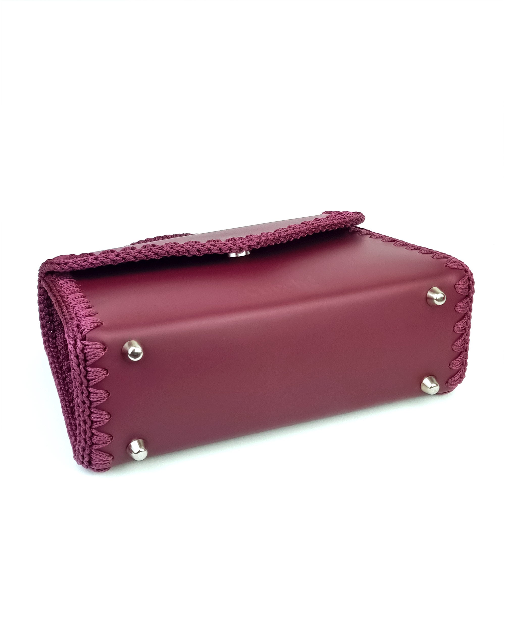 Satchel Bag Sofia M Bordeaux